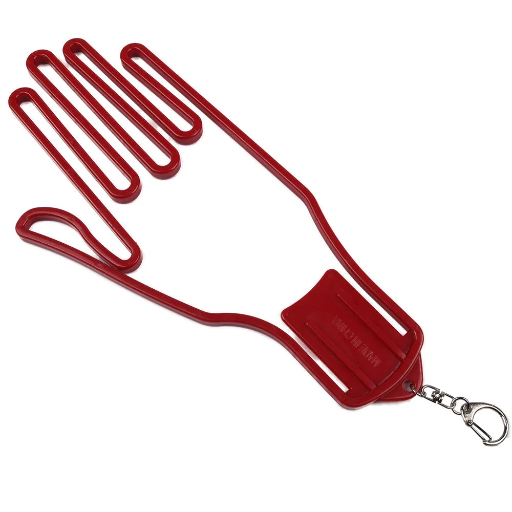 2PCs Golf Glove Holder Buckle Support Frame Protective Gloves Display Stand Golf Training Aids