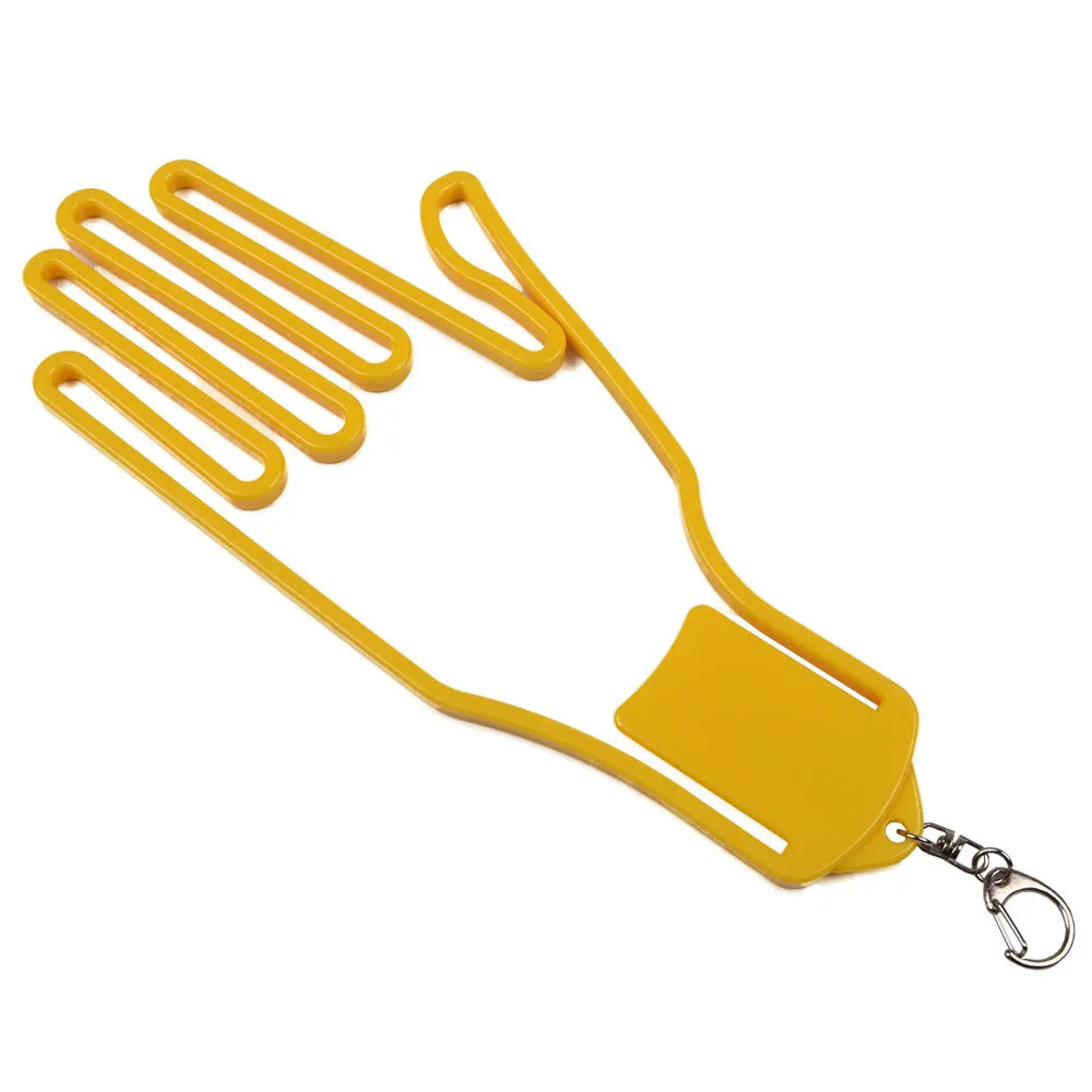 2PCs Golf Glove Holder Buckle Support Frame Protective Gloves Display Stand Golf Training Aids