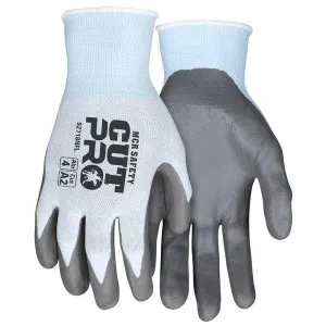 92718NFS MCR Safety Cut Resistant Gloves, Synthetic, Small, Gray/Blue, 18 ga THK
