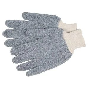 9423KM MCR Safety Heat Resistance Gloves, Large, Cotton Polyester Blend, Gray
