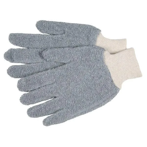 9423KM MCR Safety Heat Resistance Gloves, Large, Cotton Polyester Blend, Gray