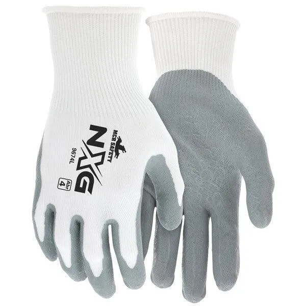 9674XL MCR Safety UltraTech Gloves, X-Large, Nylon, Gray, Knit Wrist Cuff