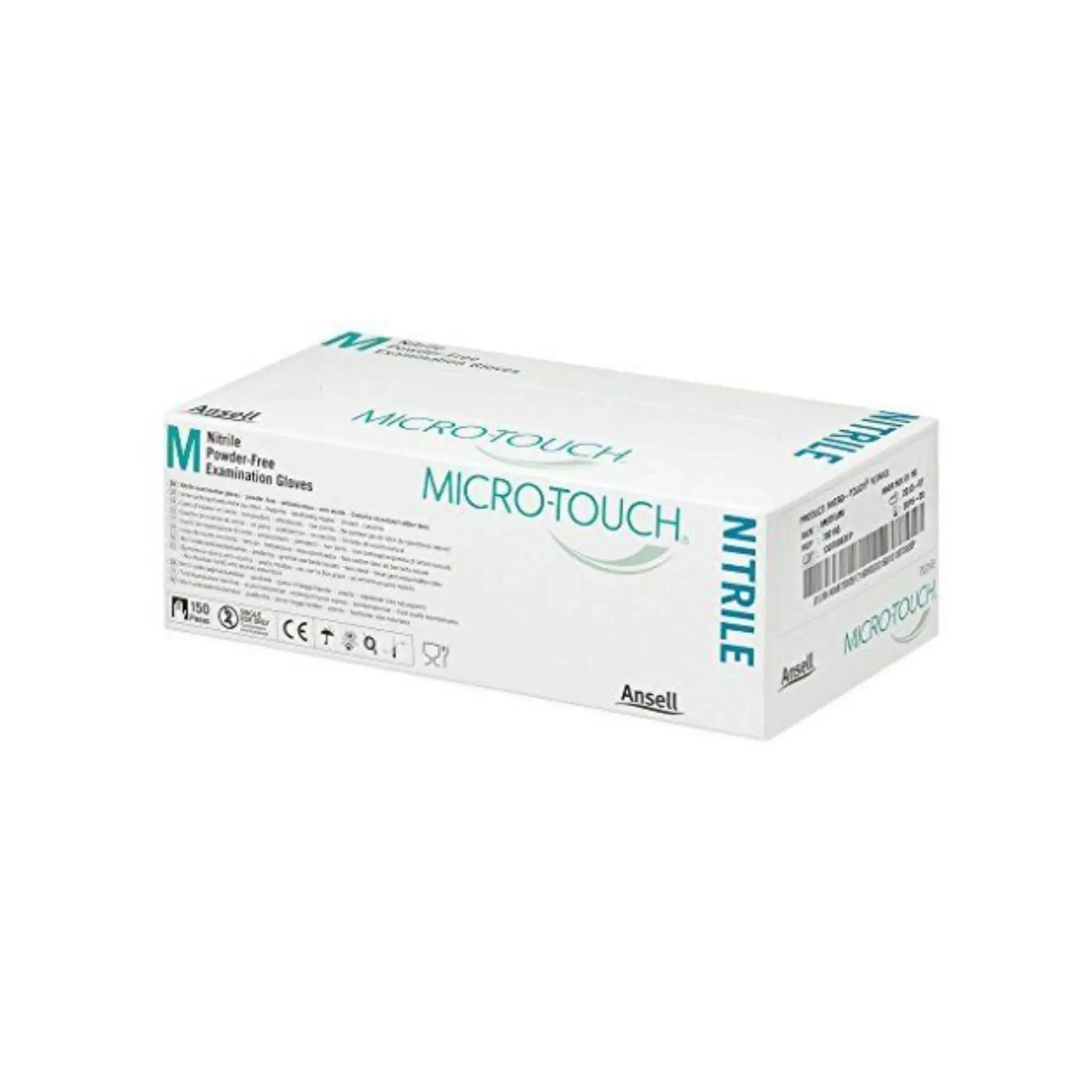 Ansell Microtouch Medical 700152 Examination 150 Glove, Nitrile Powder-Free LARGE