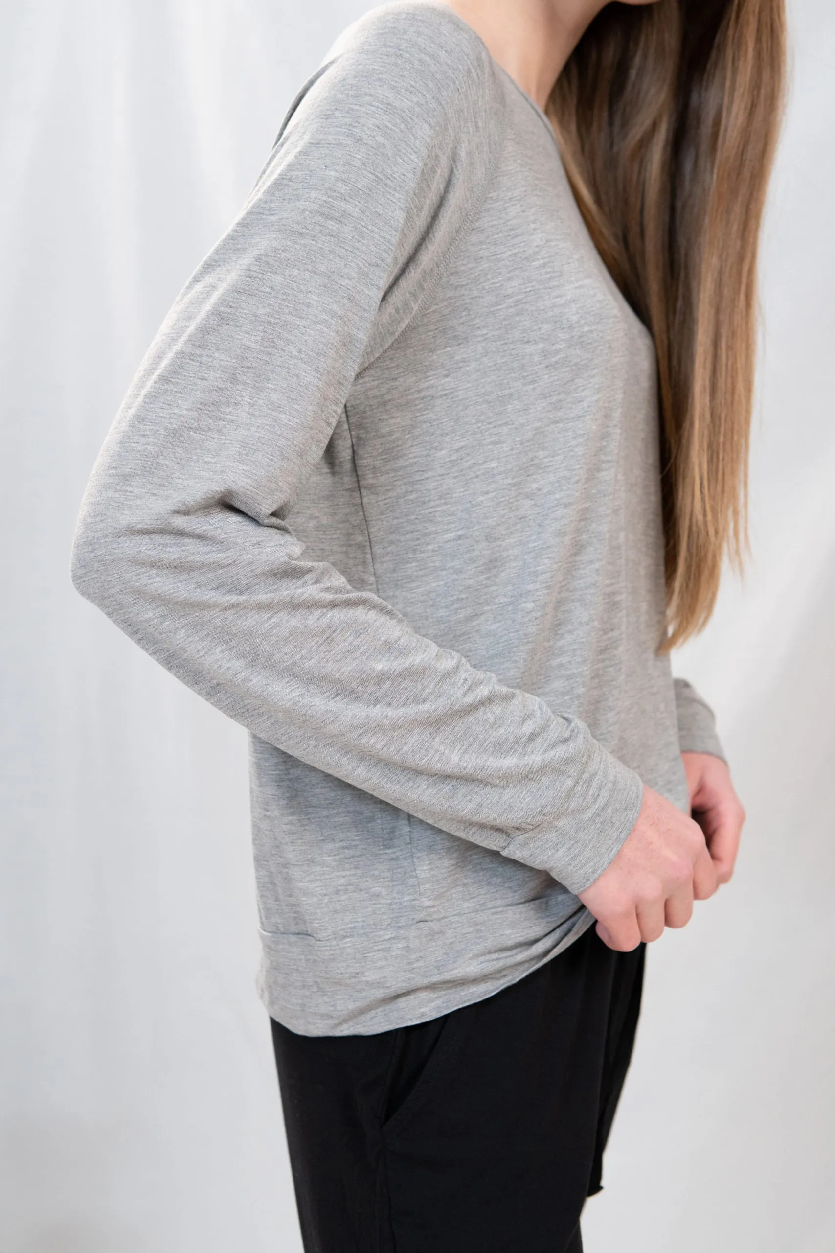 Bamboo Loose Fit Long Sleeve Top