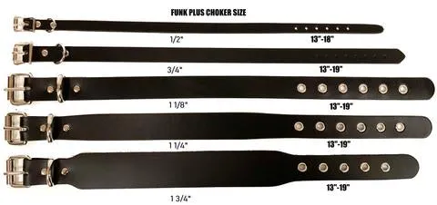 Black Leather Collar w/ Pentagram Detail