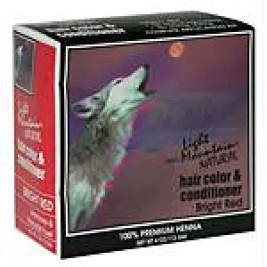 BrightRedHennaHairColor4oz LIG