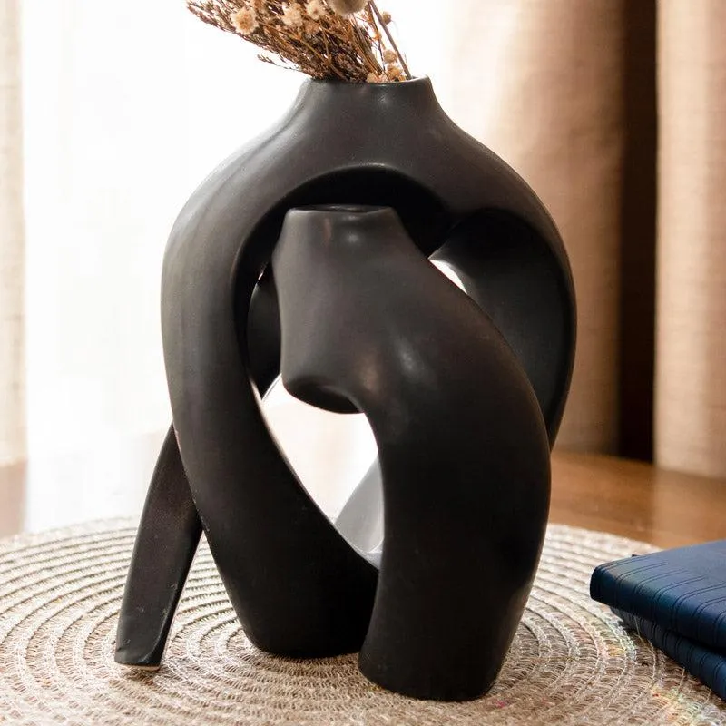 Carbon Harmony Vase - Set Of Two