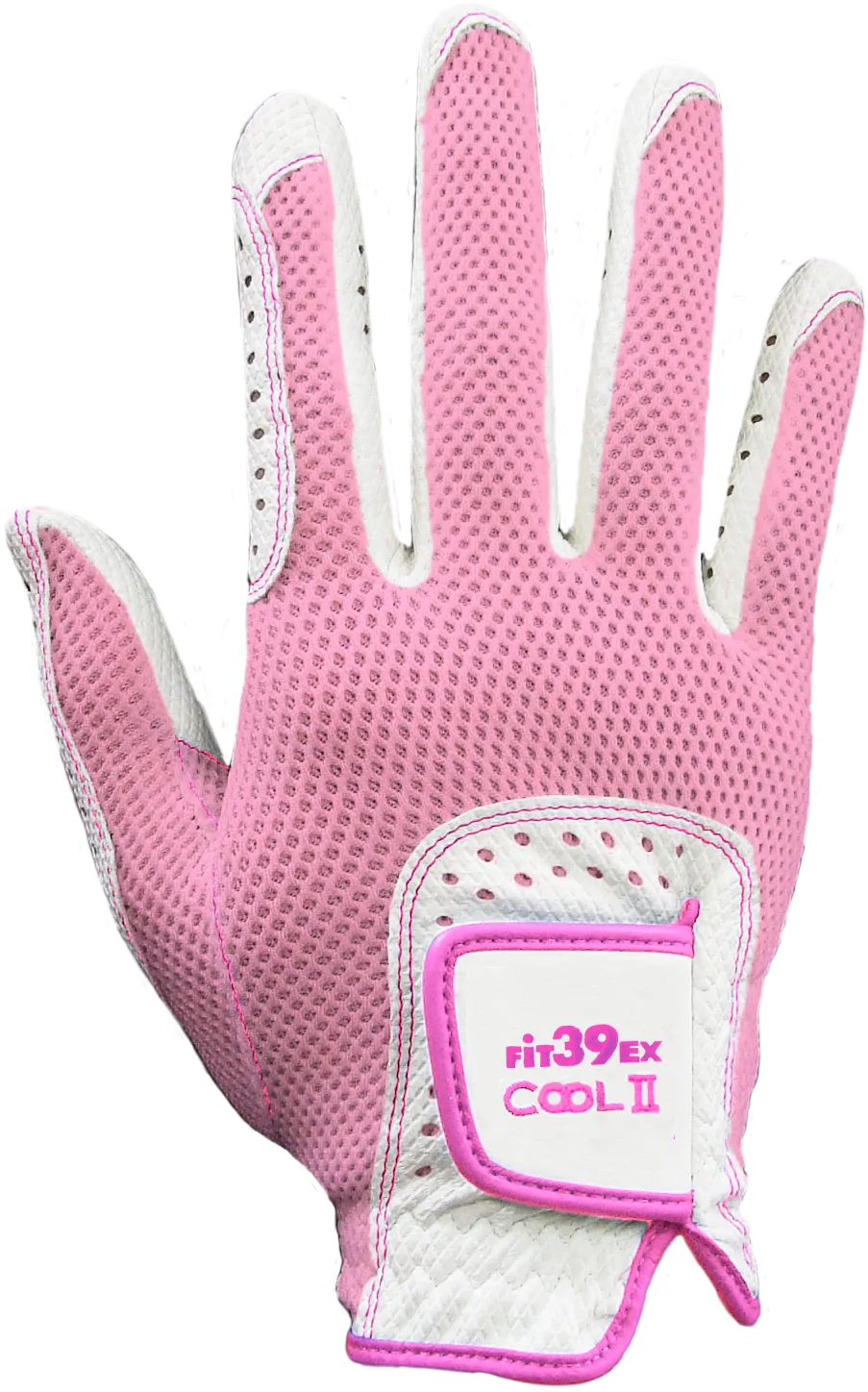 Cool II FIT39 Golf Glove - Pink/White (Right-Hand)