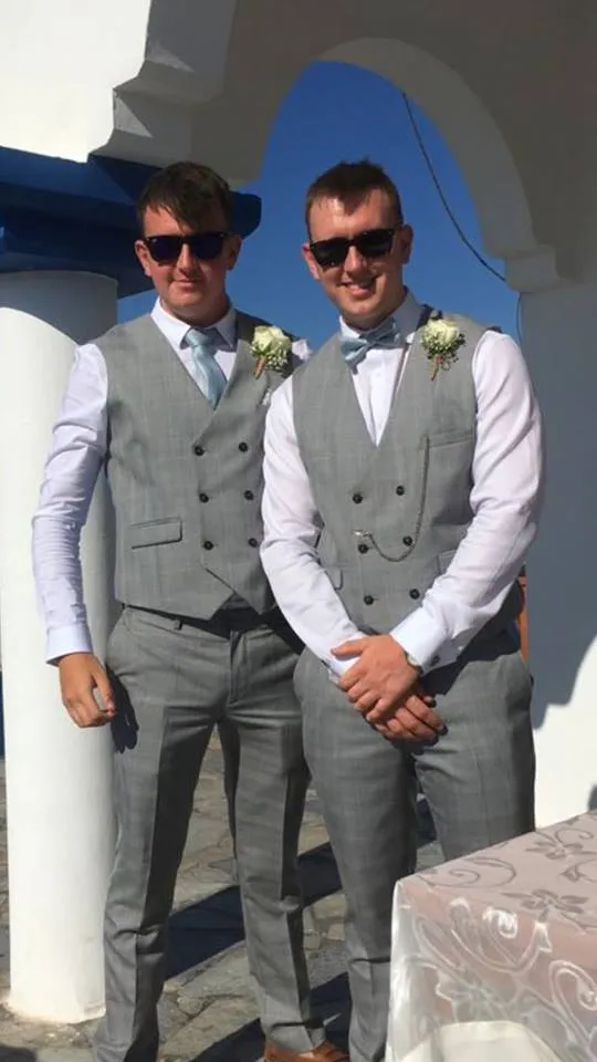 Duck Egg Wedding Tie