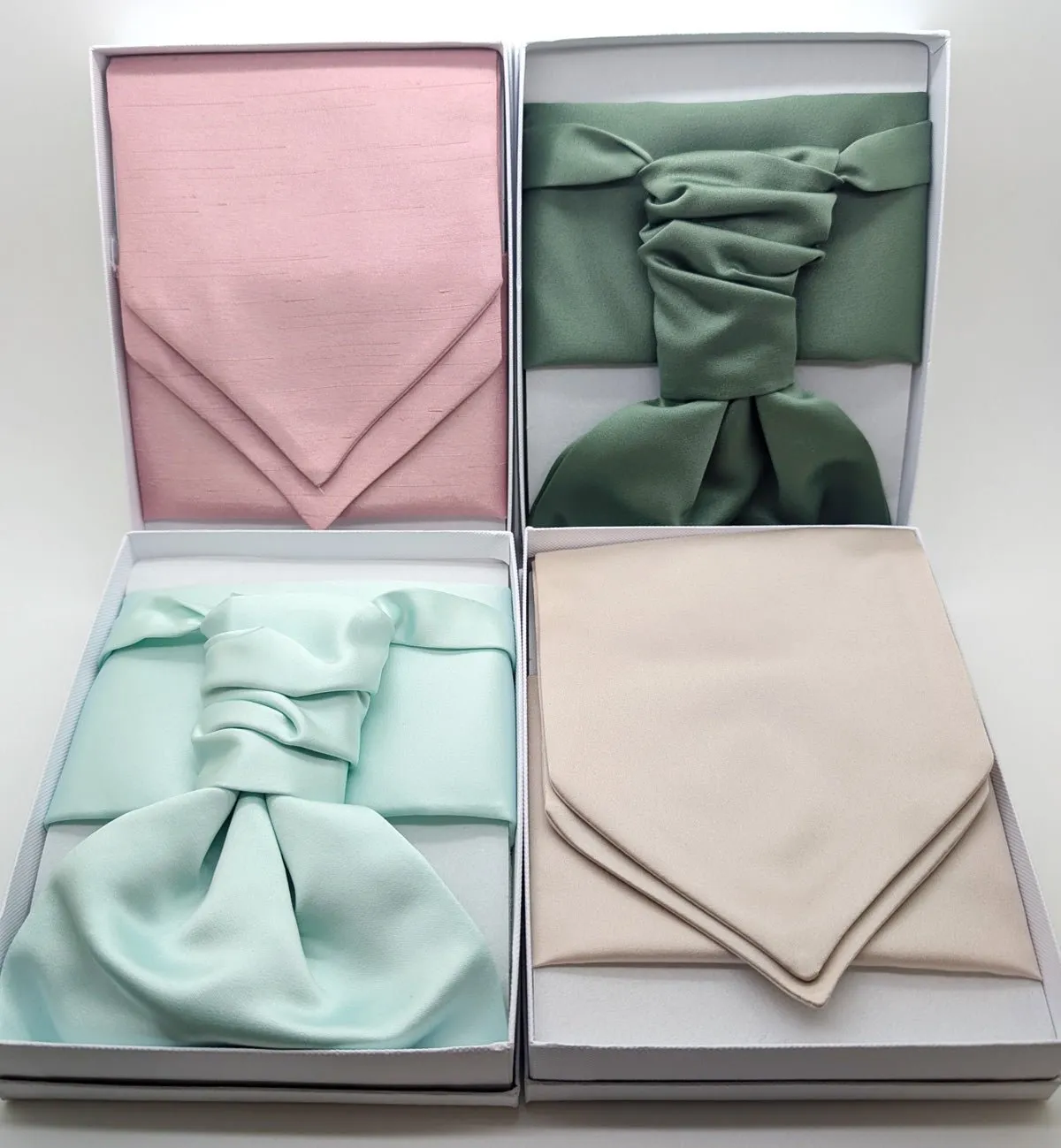 Dusty Blue Wedding Cravat