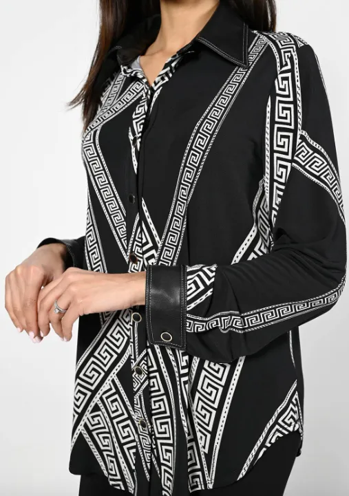 Geometric Printed Top