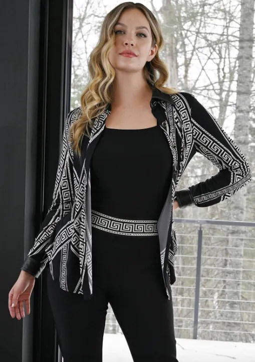 Geometric Printed Top
