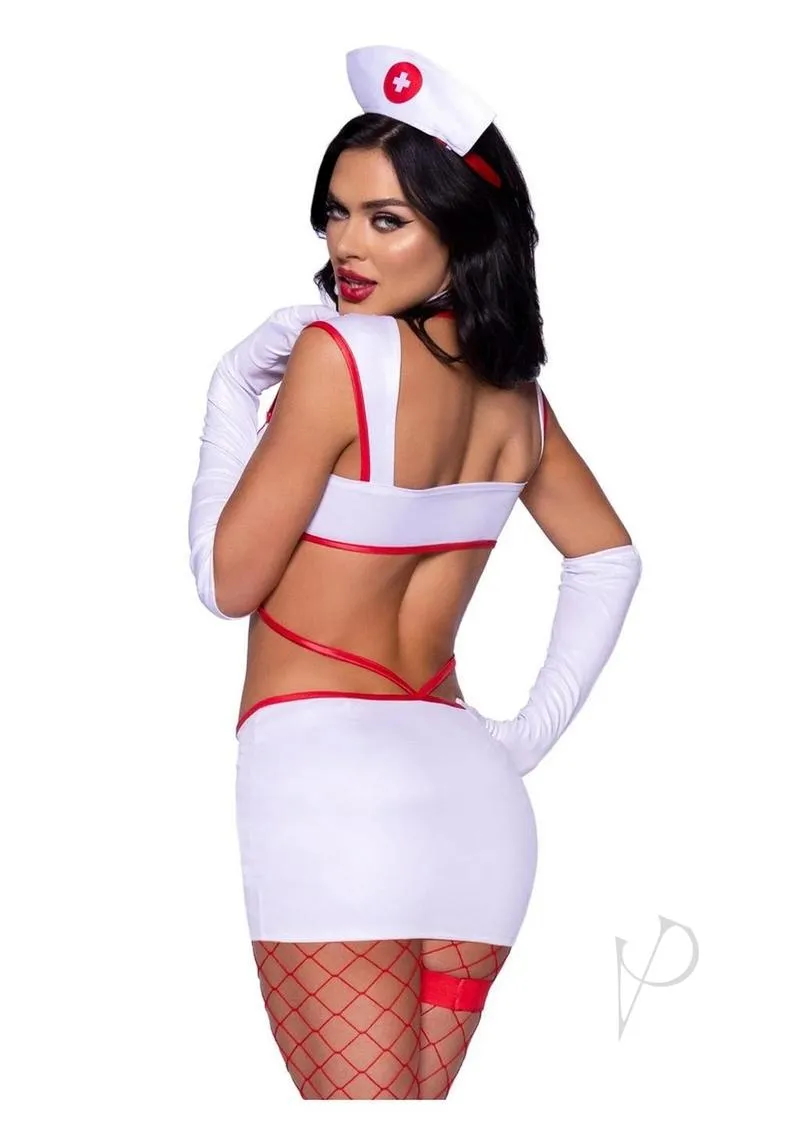 Heartstopping Nurse 4pc Xs White