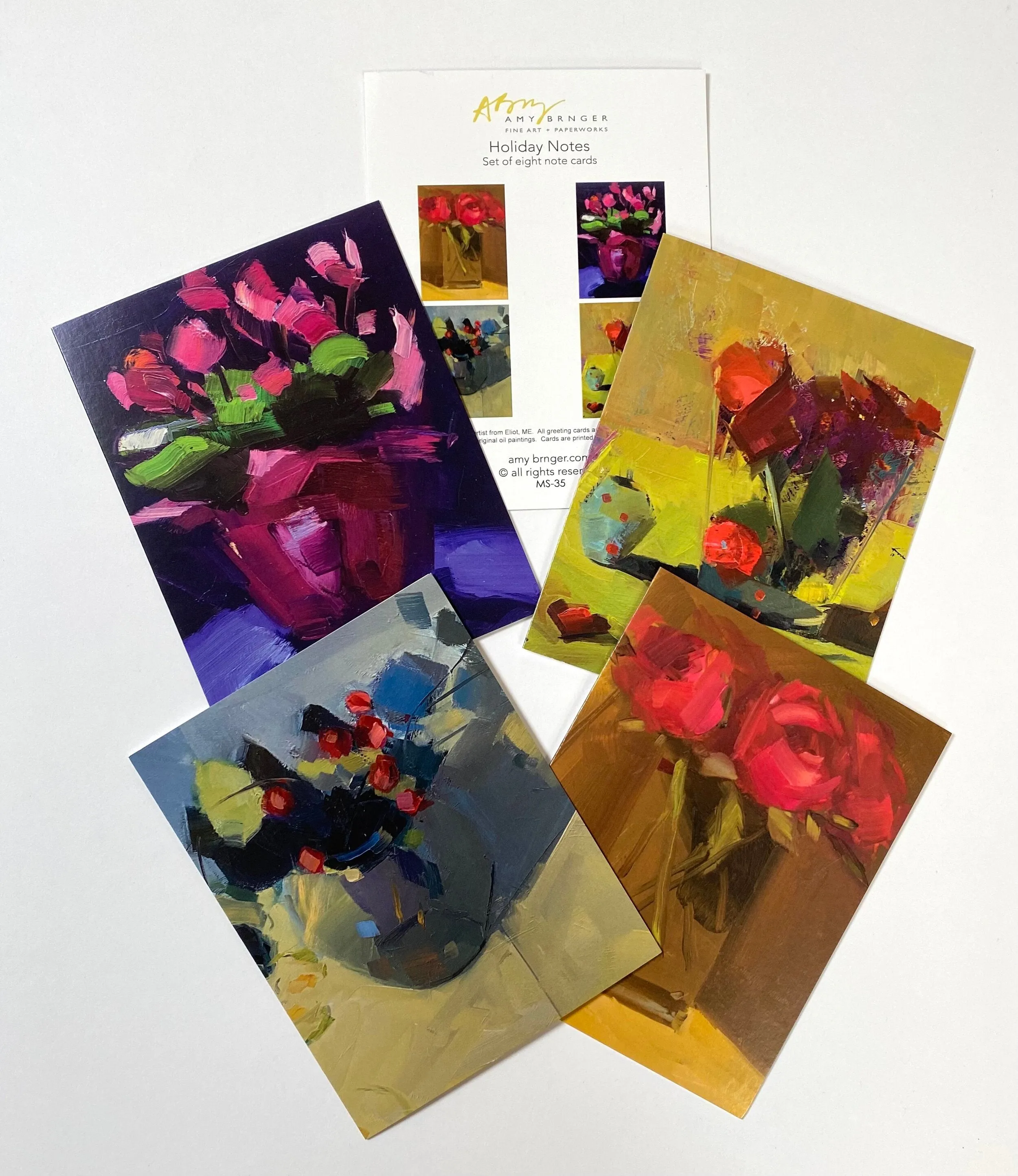 Holiday Flower Card Set!