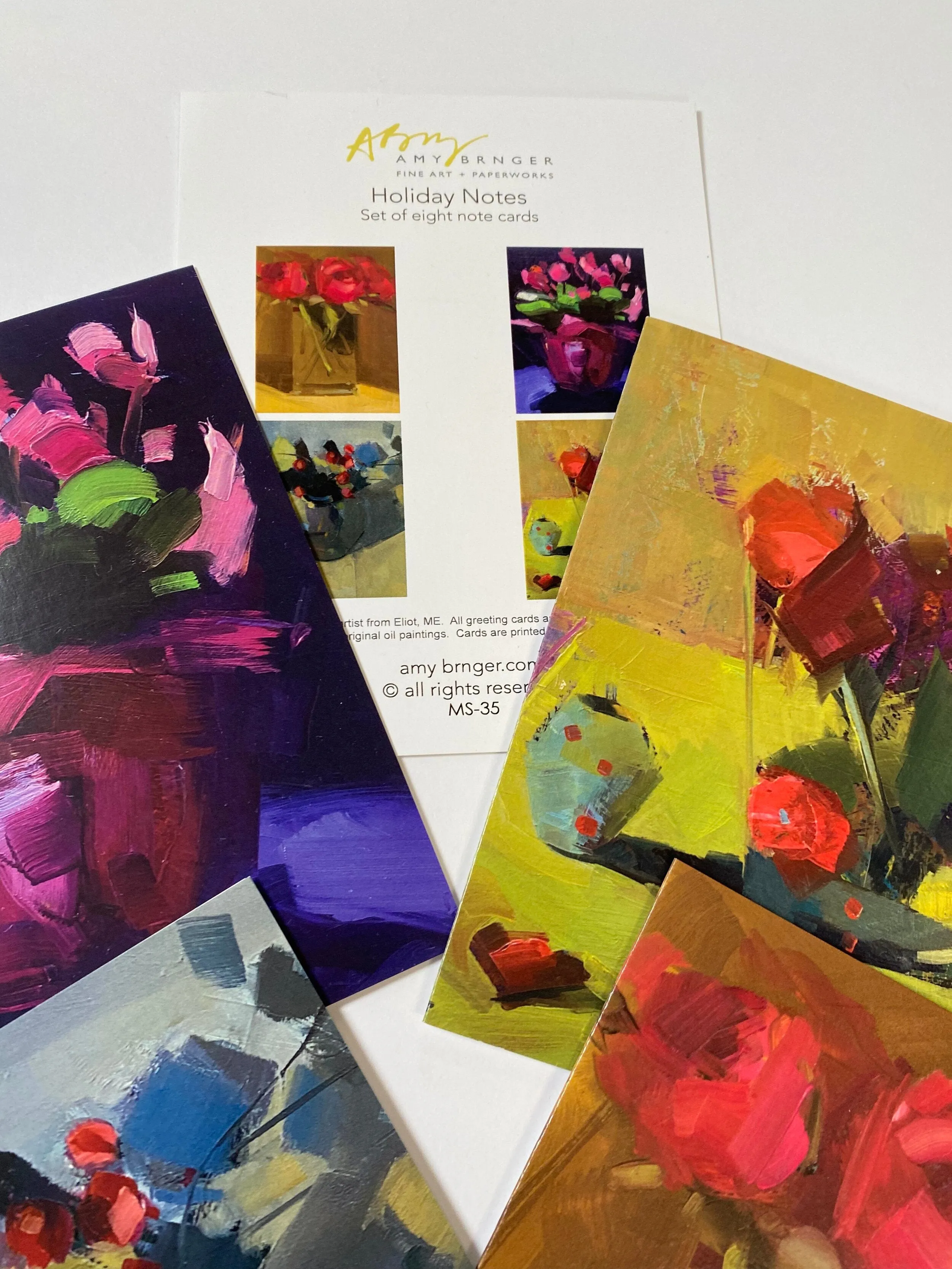 Holiday Flower Card Set!