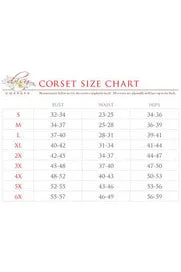 Lavish 4 PC Red Festival Devil Corset Costume