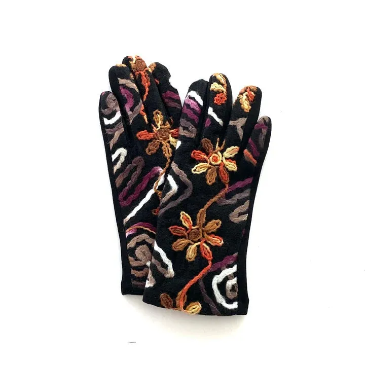 Luv & Co. Floral Brocade Glove