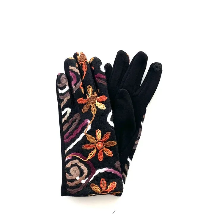 Luv & Co. Floral Brocade Glove