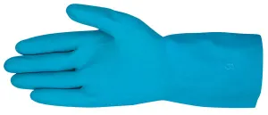 MCR Safety Unlined Blue Latex, Straight Cuff