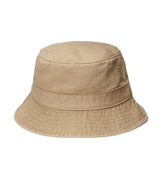 Men's Cotton Chino Bucket Hat Cafe Tan