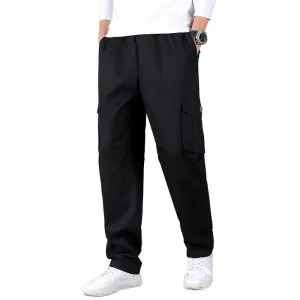 Mens Straight Leg Loose Cargo Pants Multi-Pocket Pant
