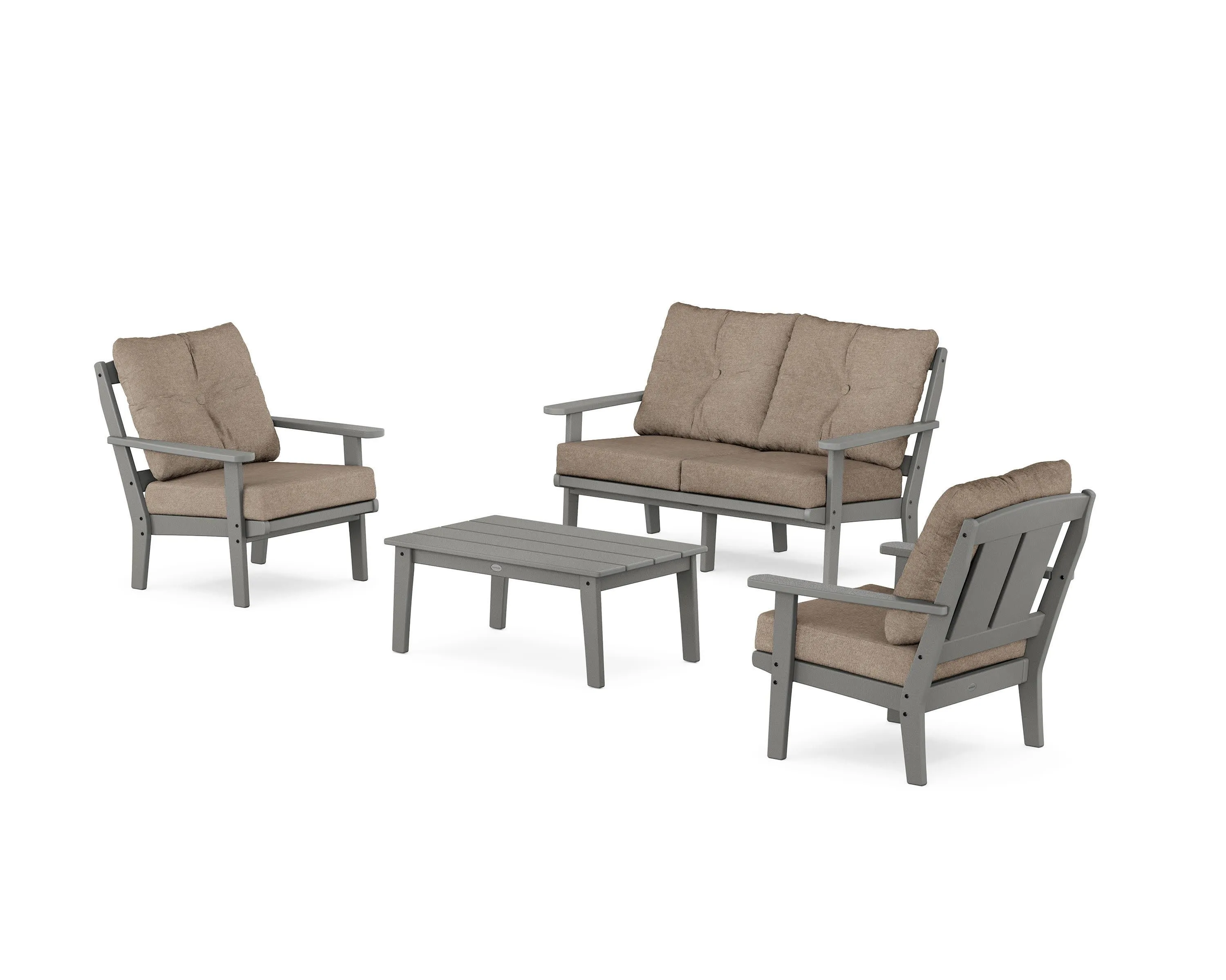 Mission 4-Piece Deep Seating Set with Loveseat
