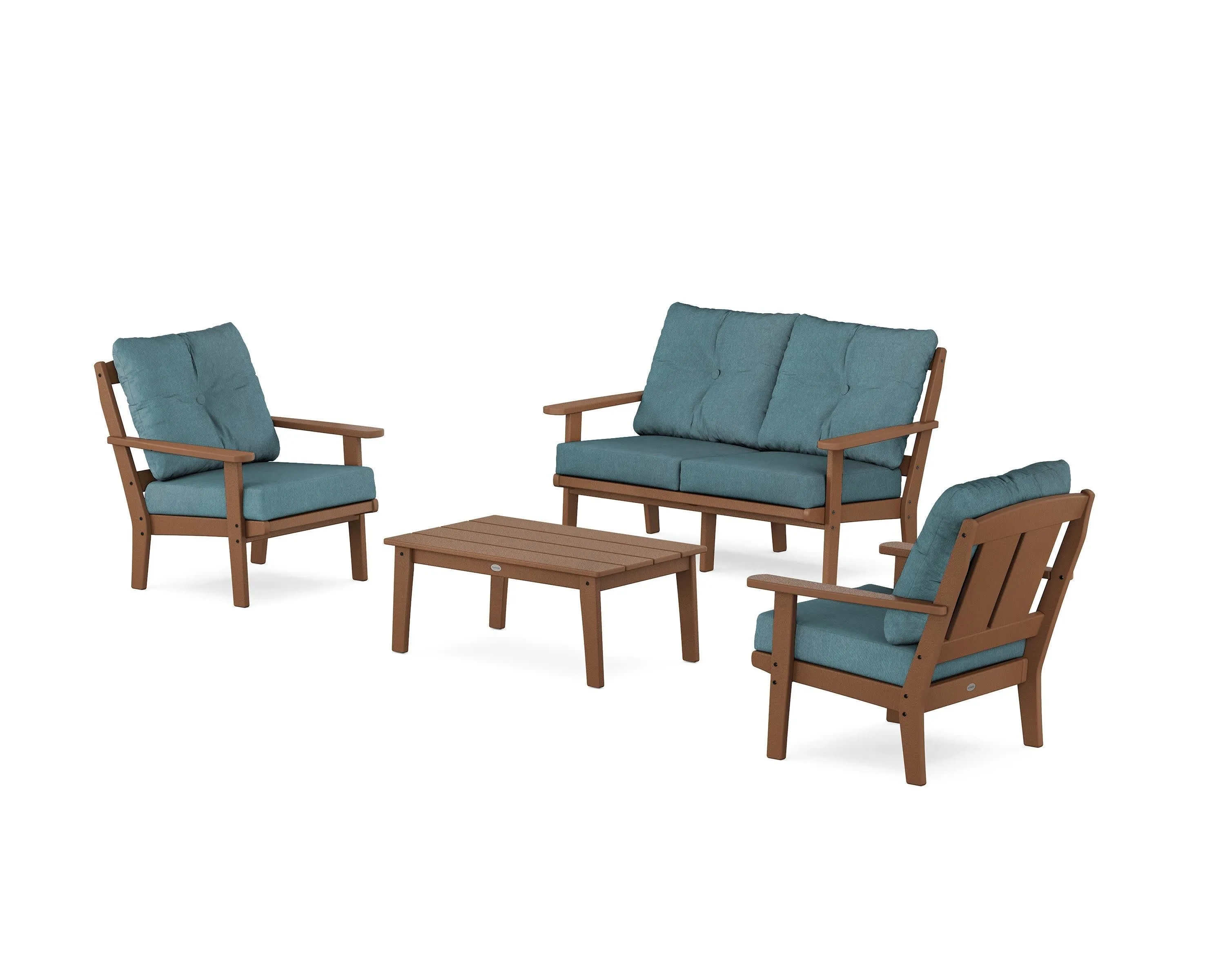 Mission 4-Piece Deep Seating Set with Loveseat
