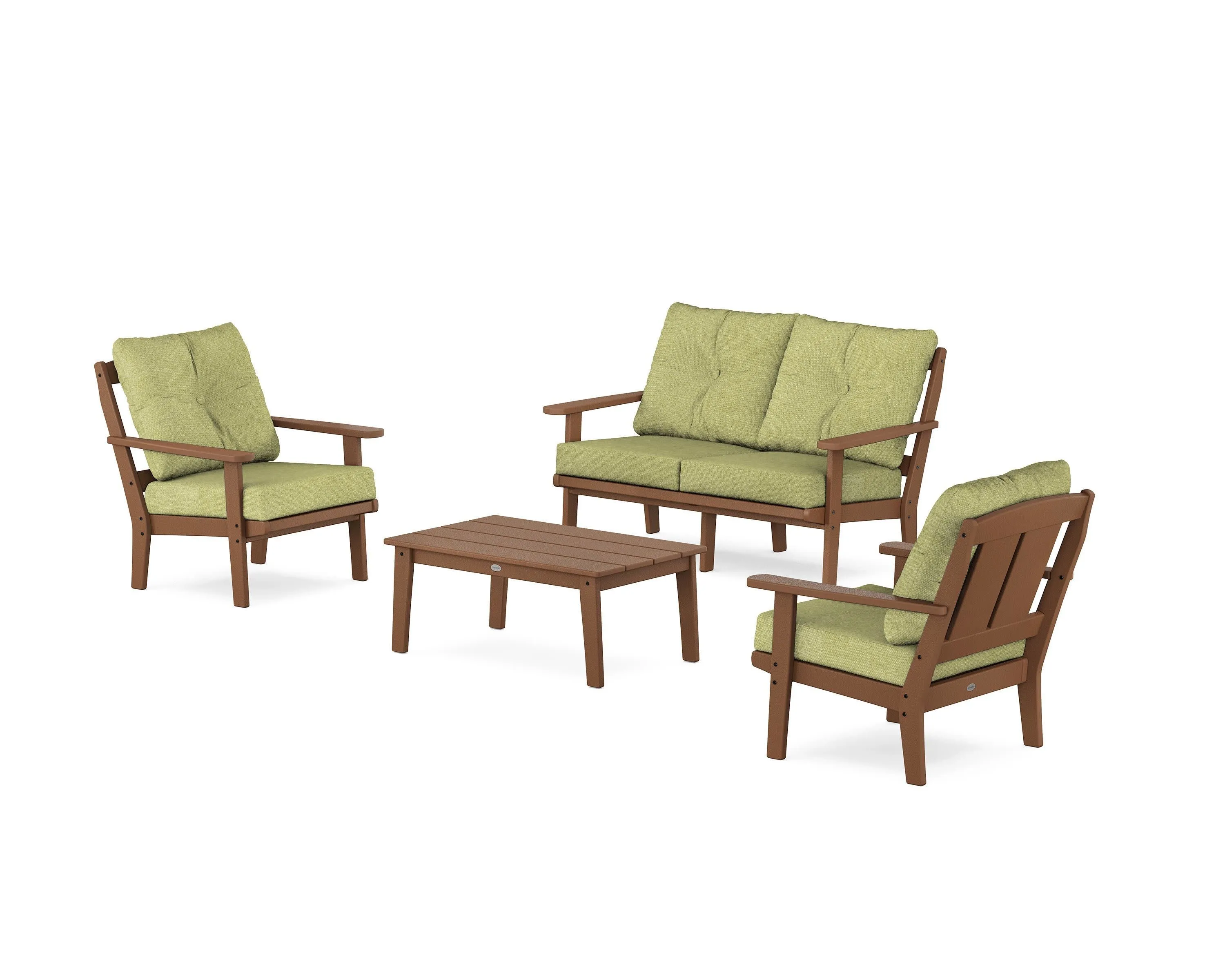 Mission 4-Piece Deep Seating Set with Loveseat