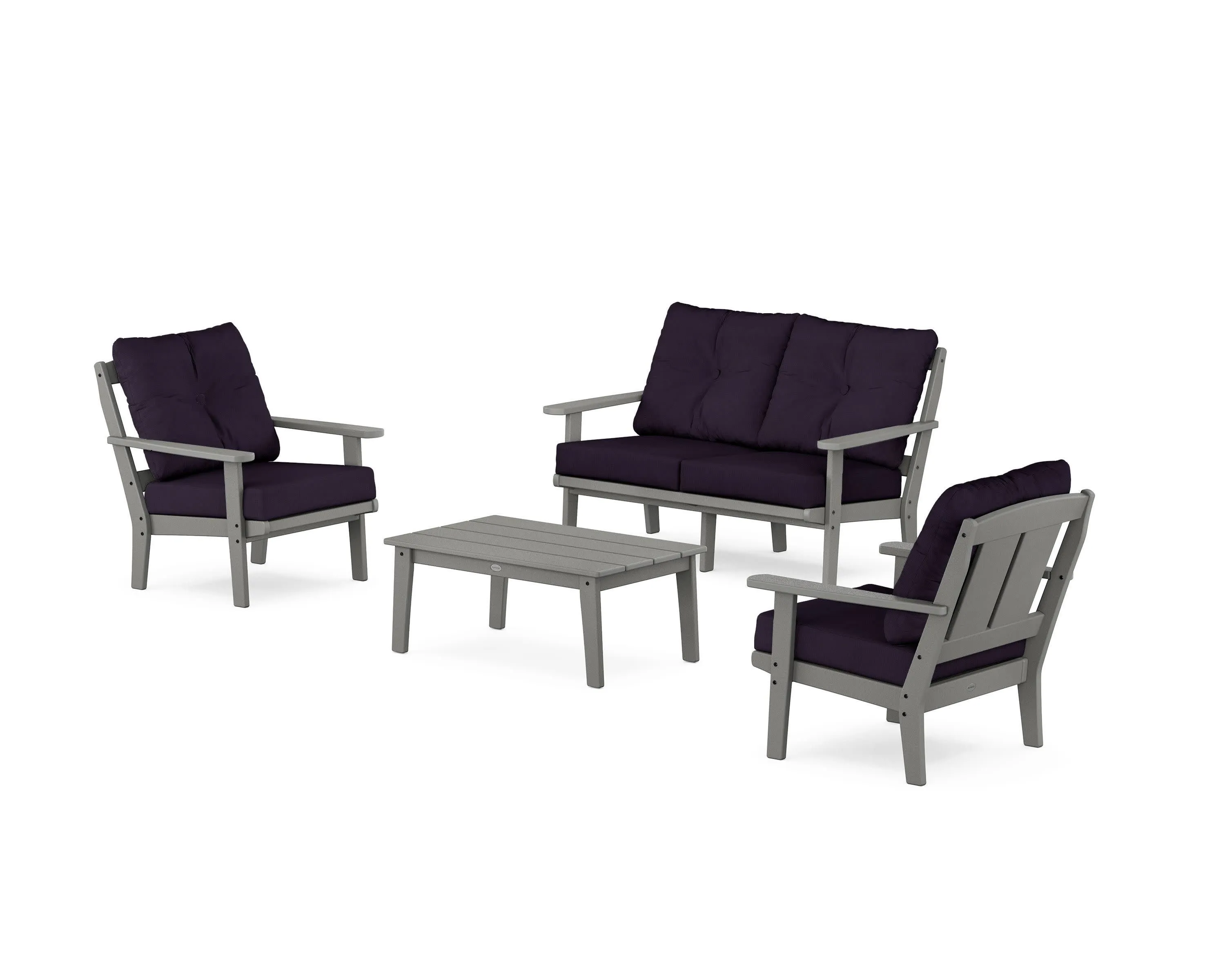 Mission 4-Piece Deep Seating Set with Loveseat