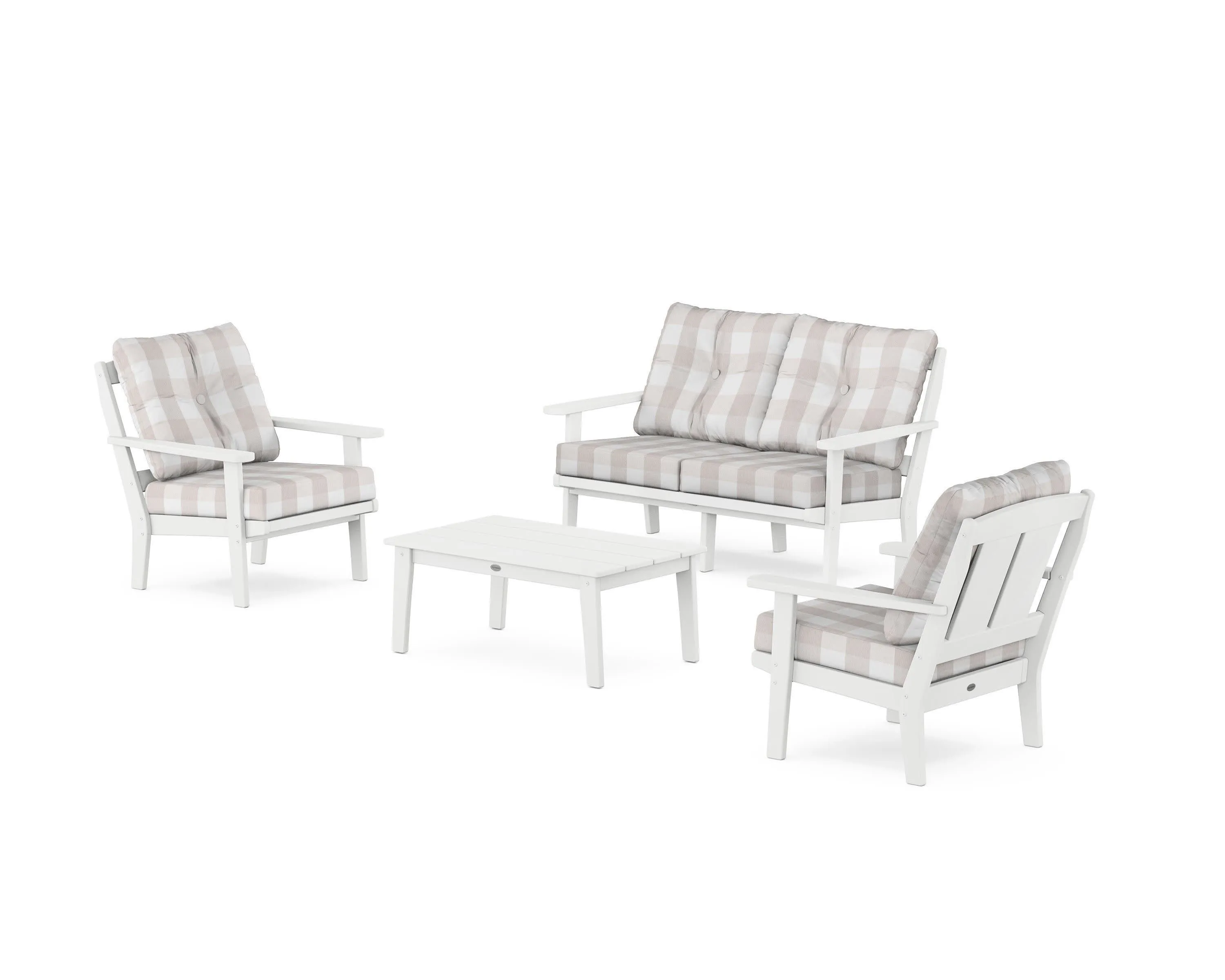 Mission 4-Piece Deep Seating Set with Loveseat