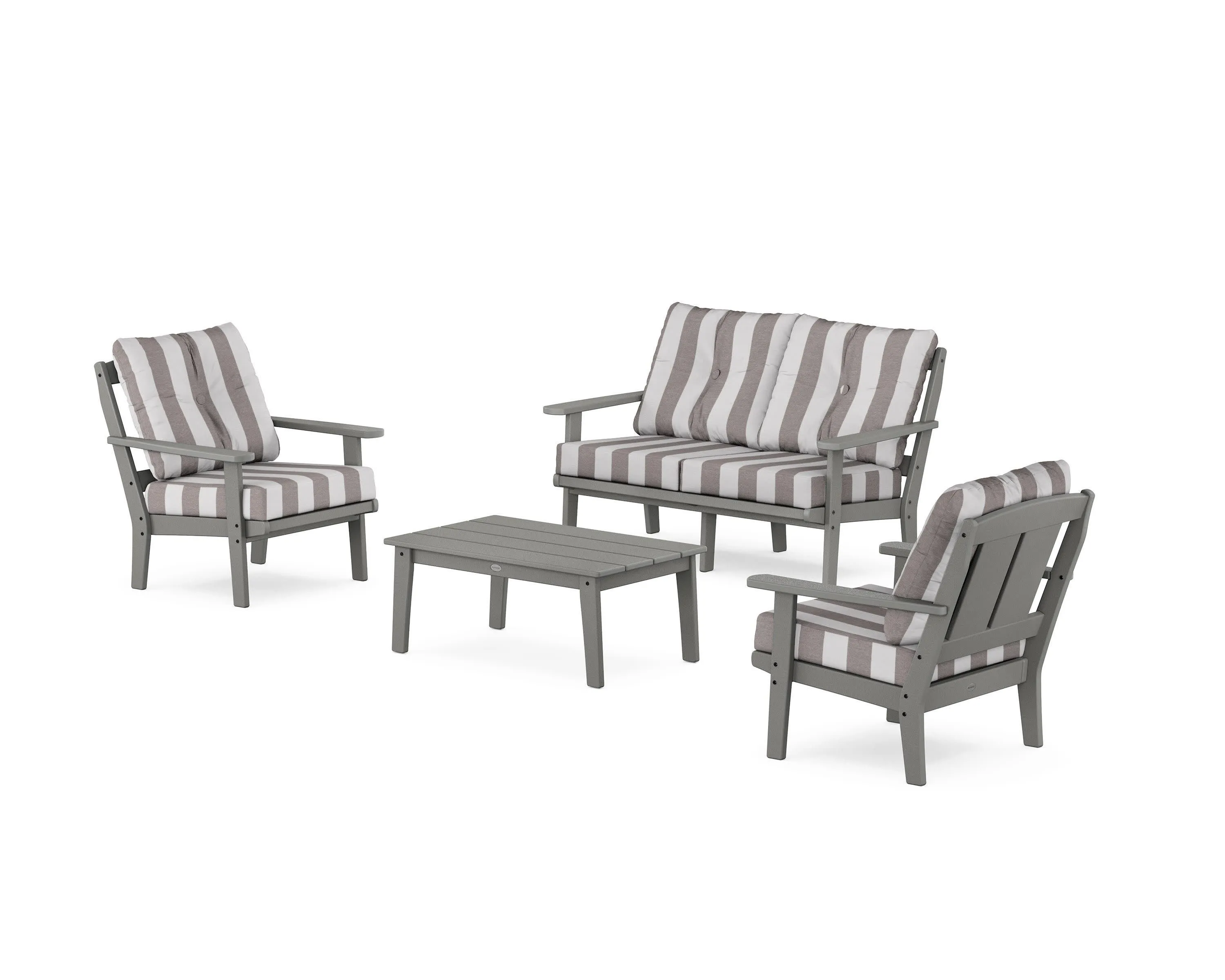 Mission 4-Piece Deep Seating Set with Loveseat