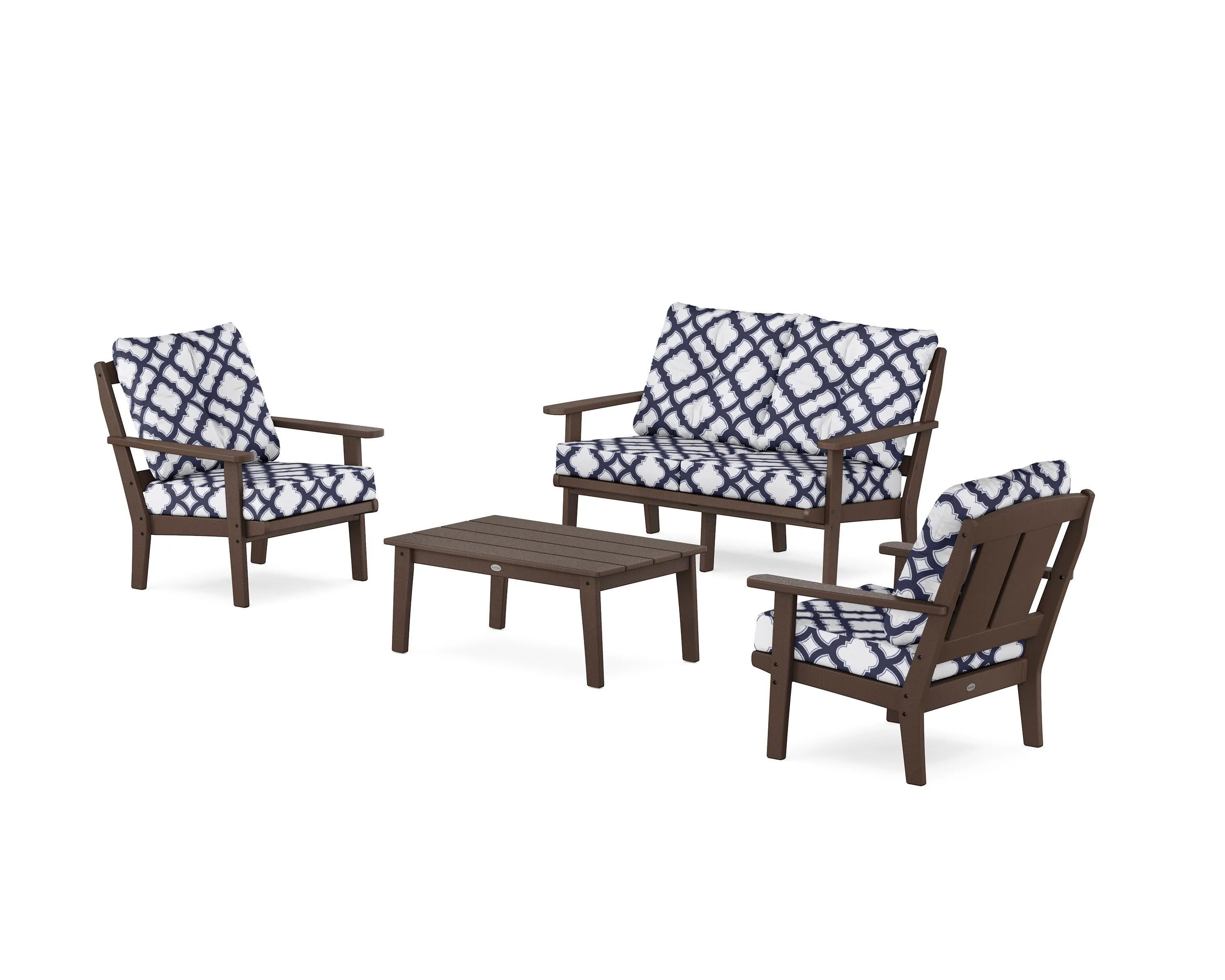 Mission 4-Piece Deep Seating Set with Loveseat
