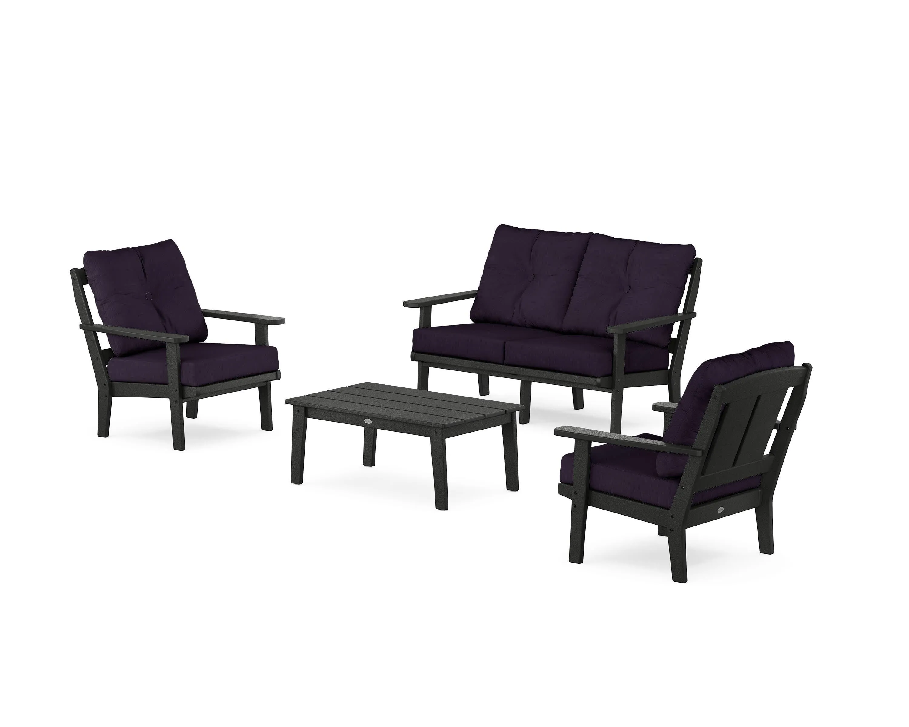 Mission 4-Piece Deep Seating Set with Loveseat