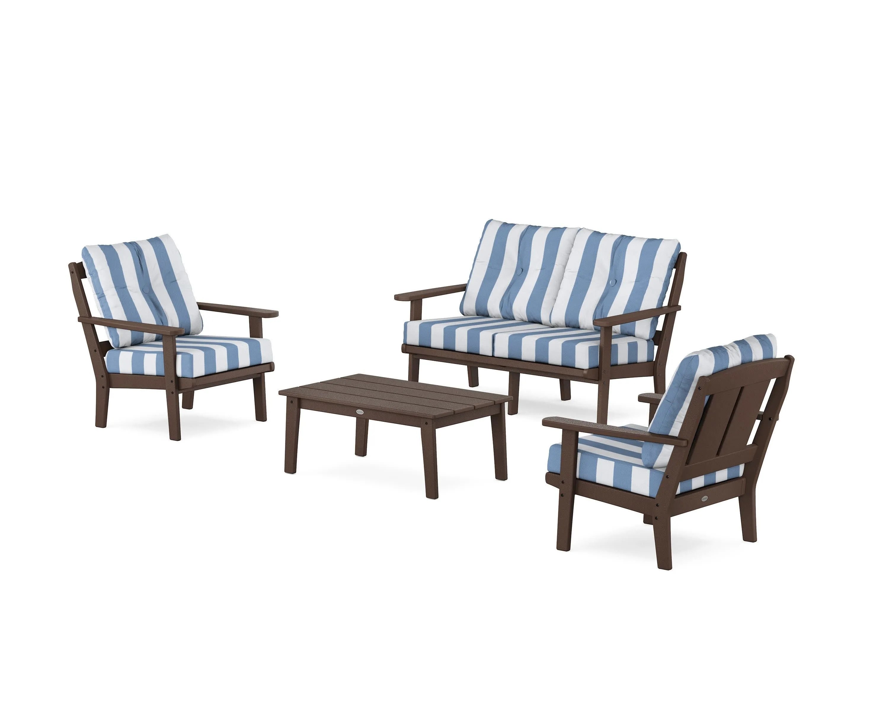 Mission 4-Piece Deep Seating Set with Loveseat