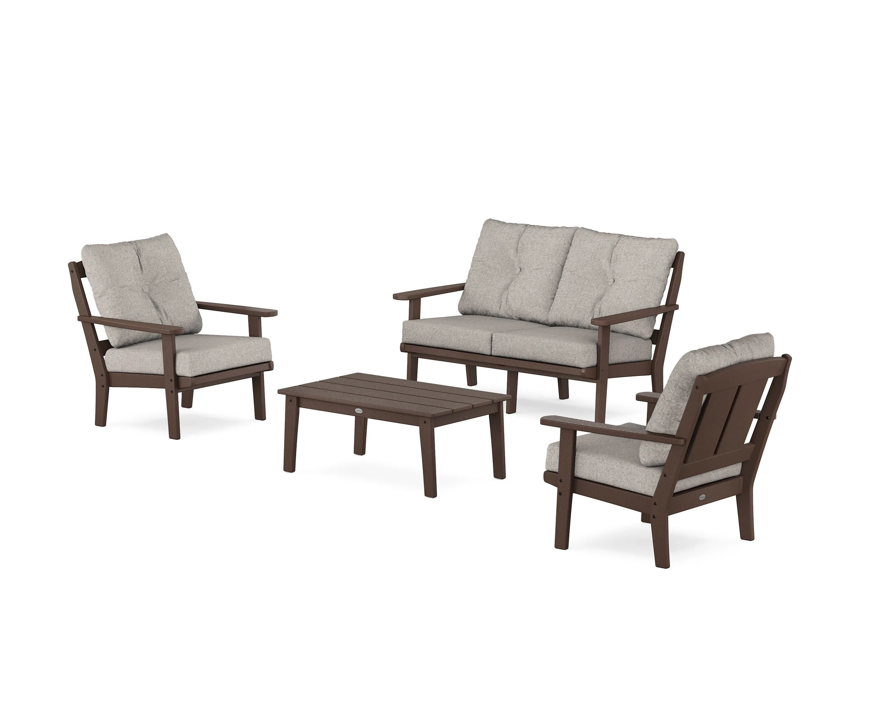 Mission 4-Piece Deep Seating Set with Loveseat