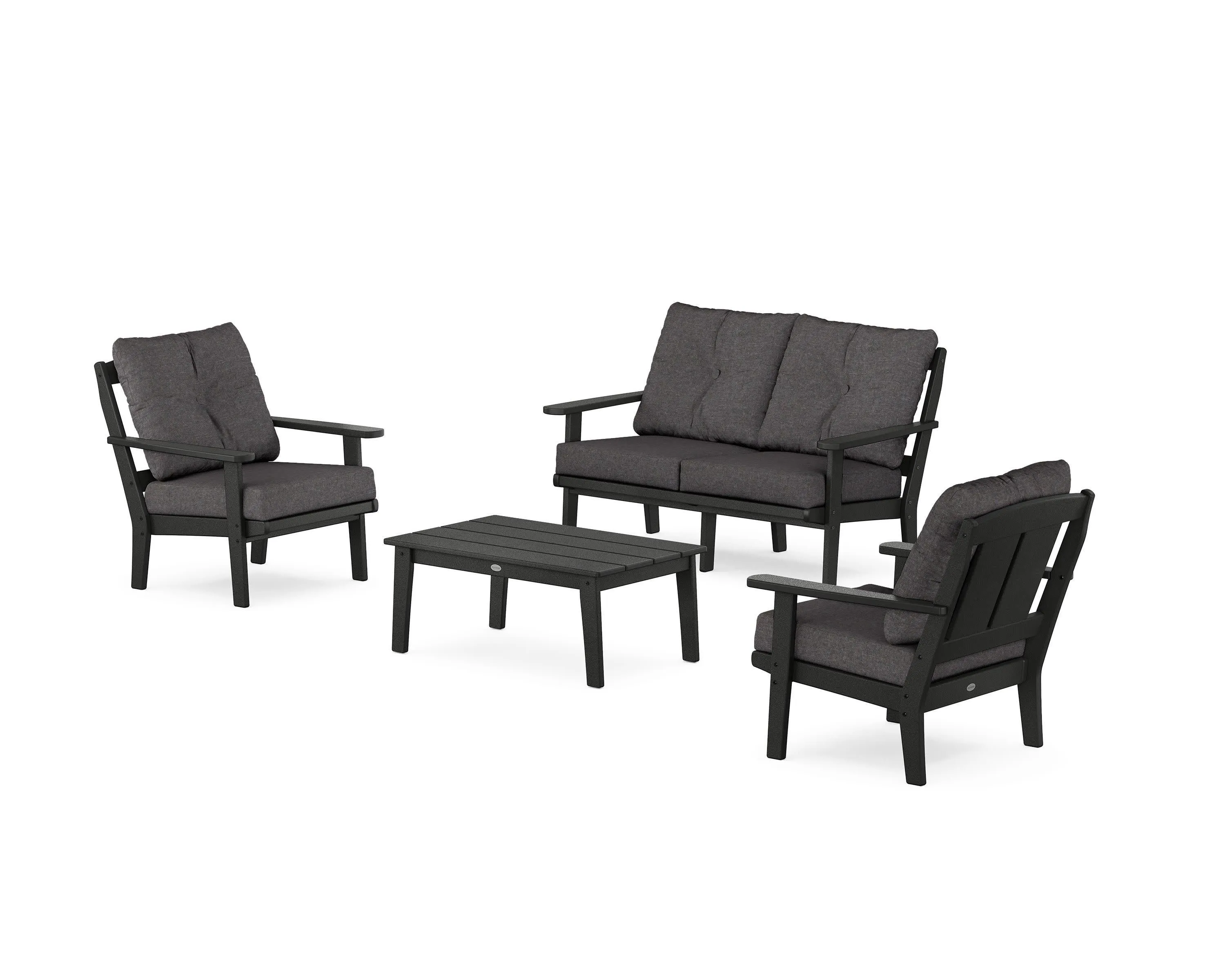 Mission 4-Piece Deep Seating Set with Loveseat