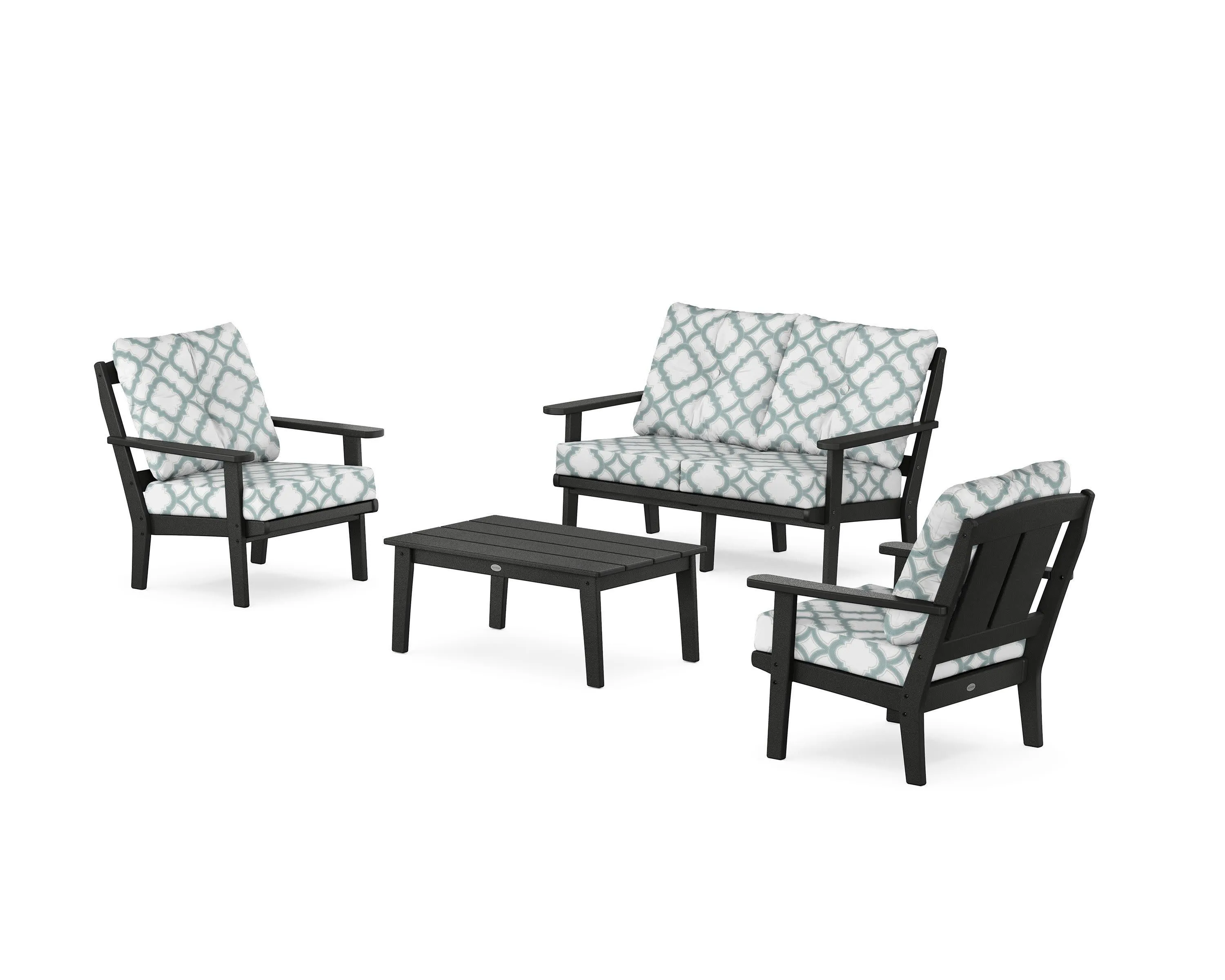 Mission 4-Piece Deep Seating Set with Loveseat