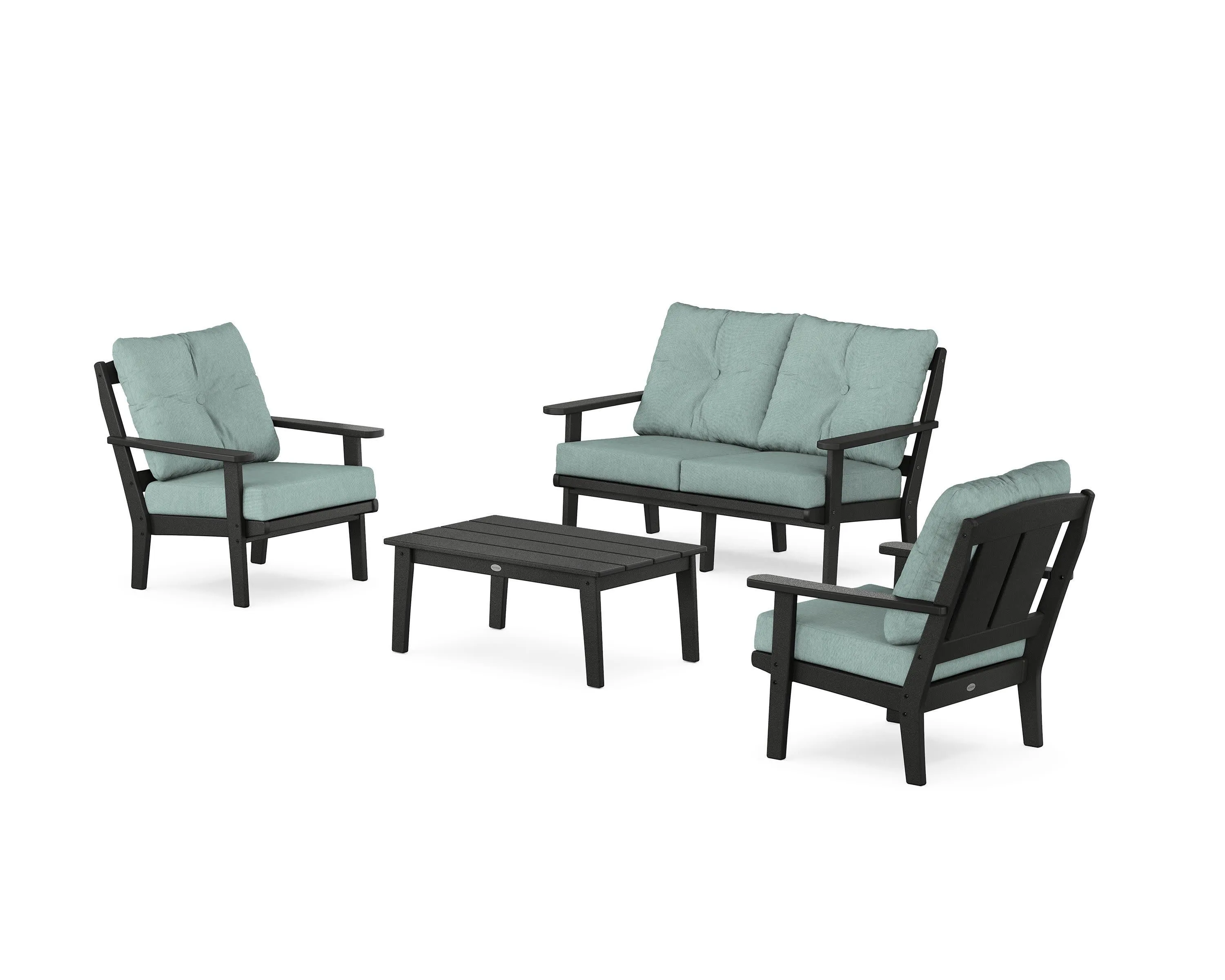 Mission 4-Piece Deep Seating Set with Loveseat