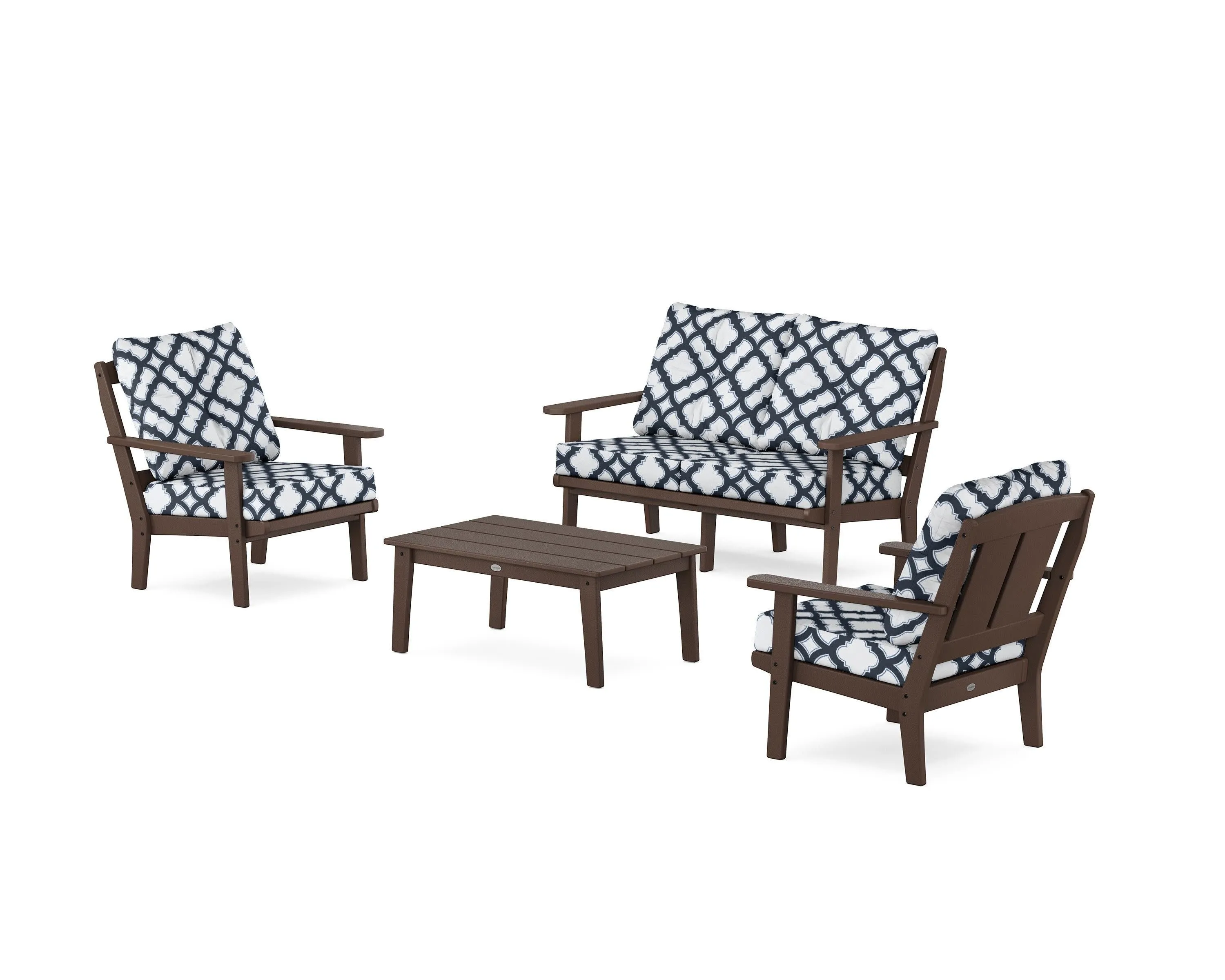 Mission 4-Piece Deep Seating Set with Loveseat