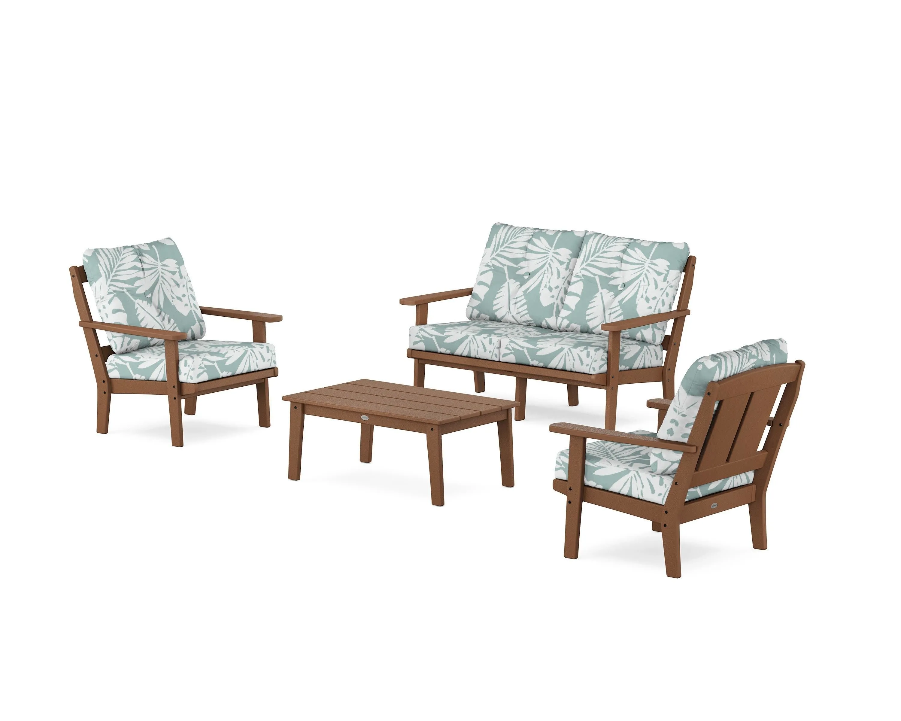 Mission 4-Piece Deep Seating Set with Loveseat