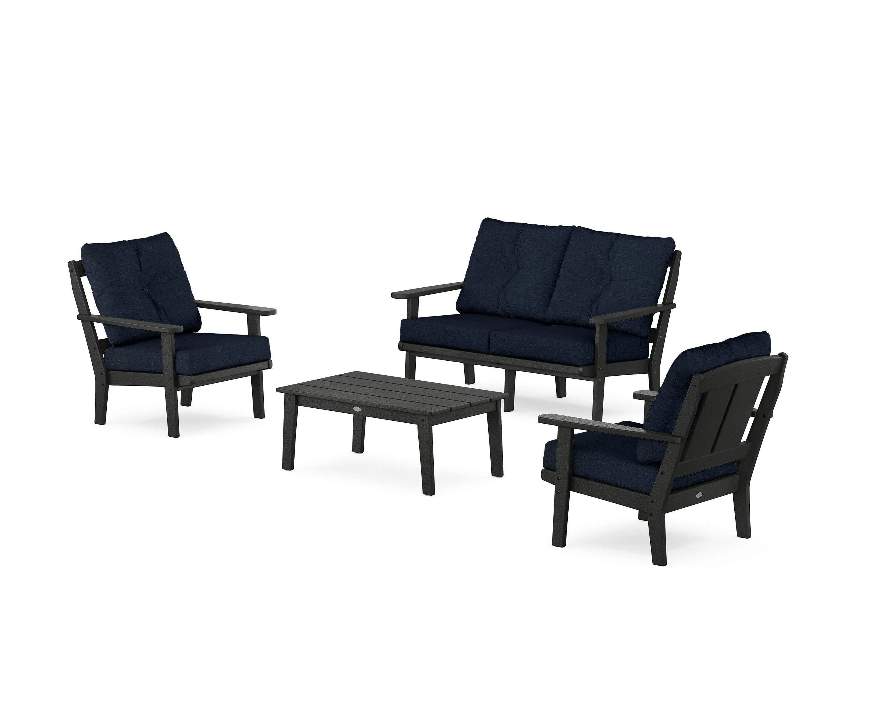 Mission 4-Piece Deep Seating Set with Loveseat
