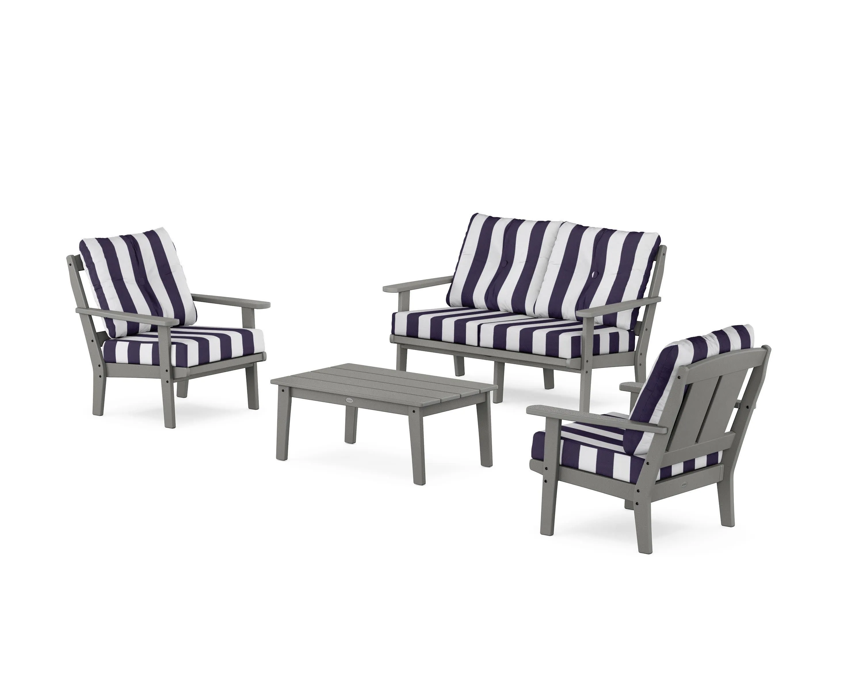 Mission 4-Piece Deep Seating Set with Loveseat