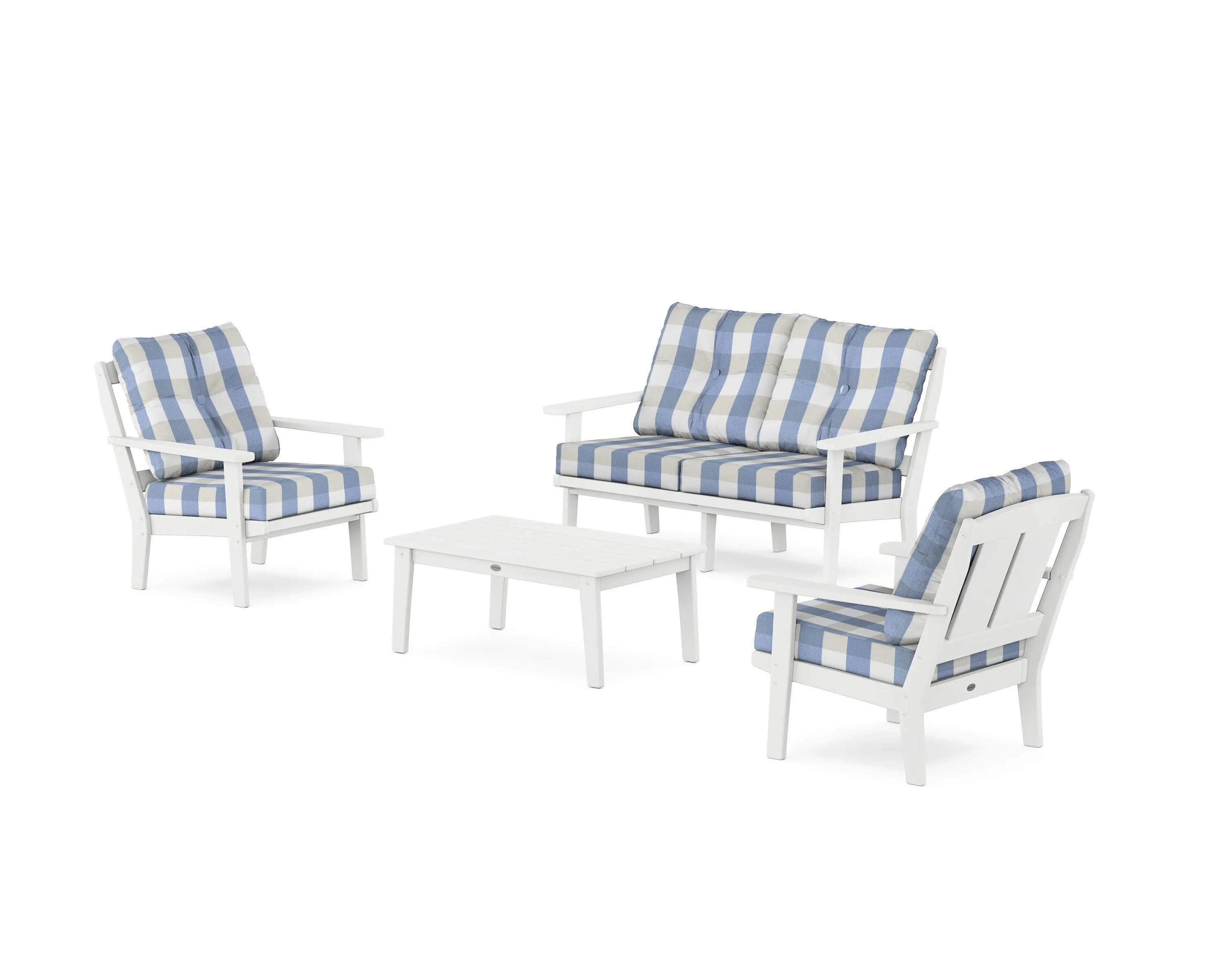 Mission 4-Piece Deep Seating Set with Loveseat