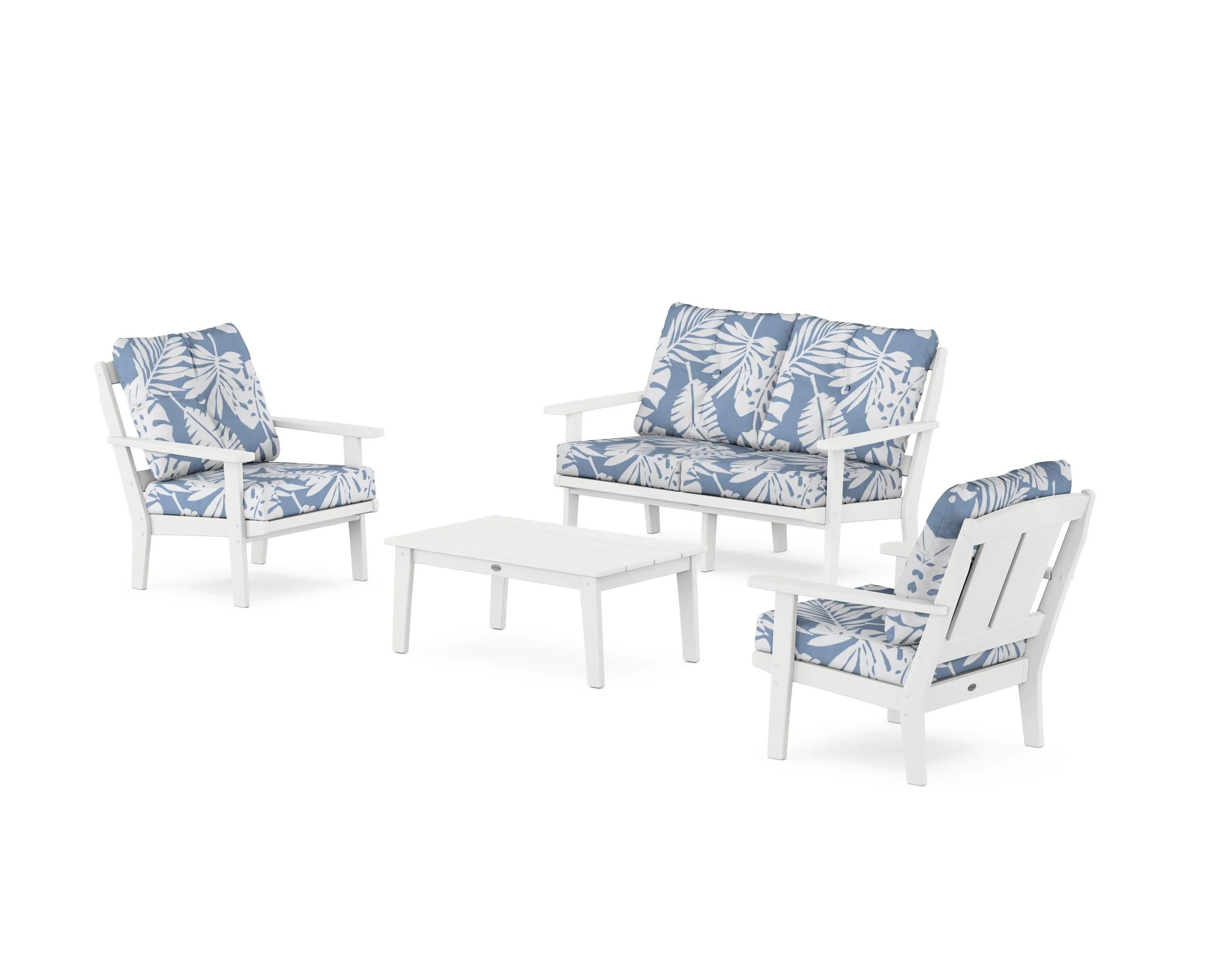 Mission 4-Piece Deep Seating Set with Loveseat