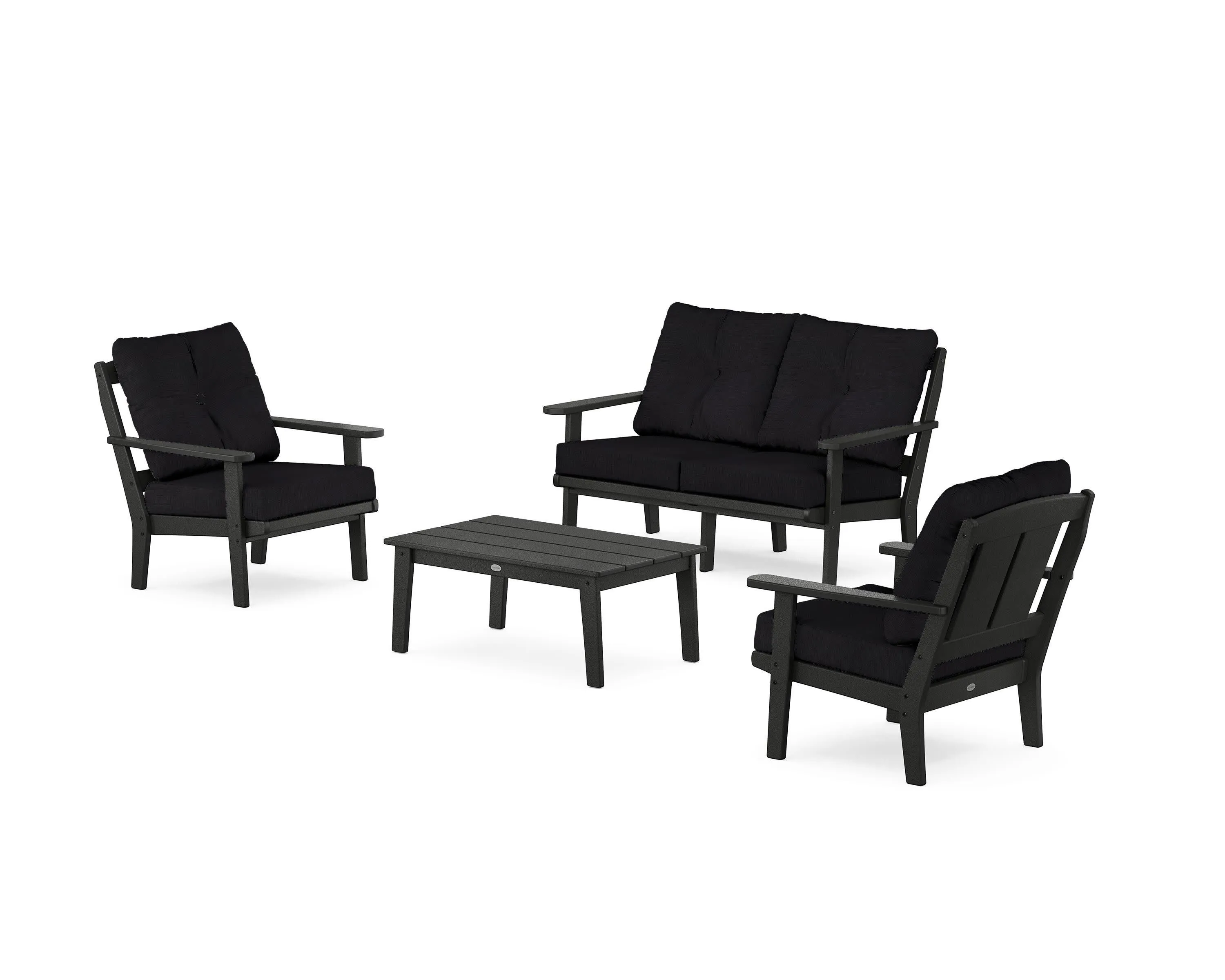 Mission 4-Piece Deep Seating Set with Loveseat