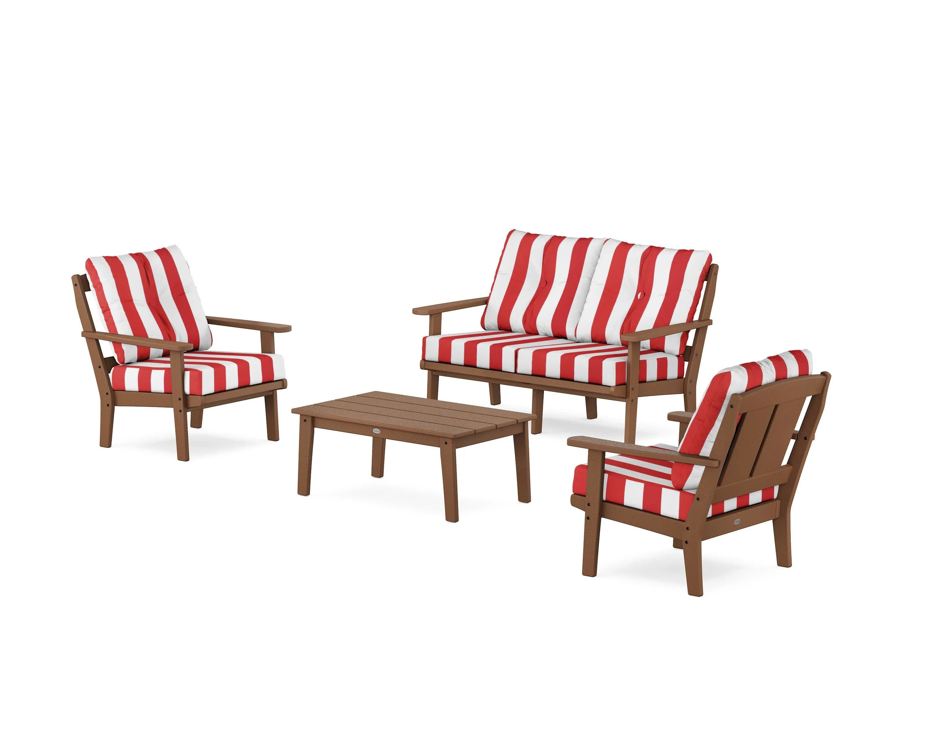 Mission 4-Piece Deep Seating Set with Loveseat