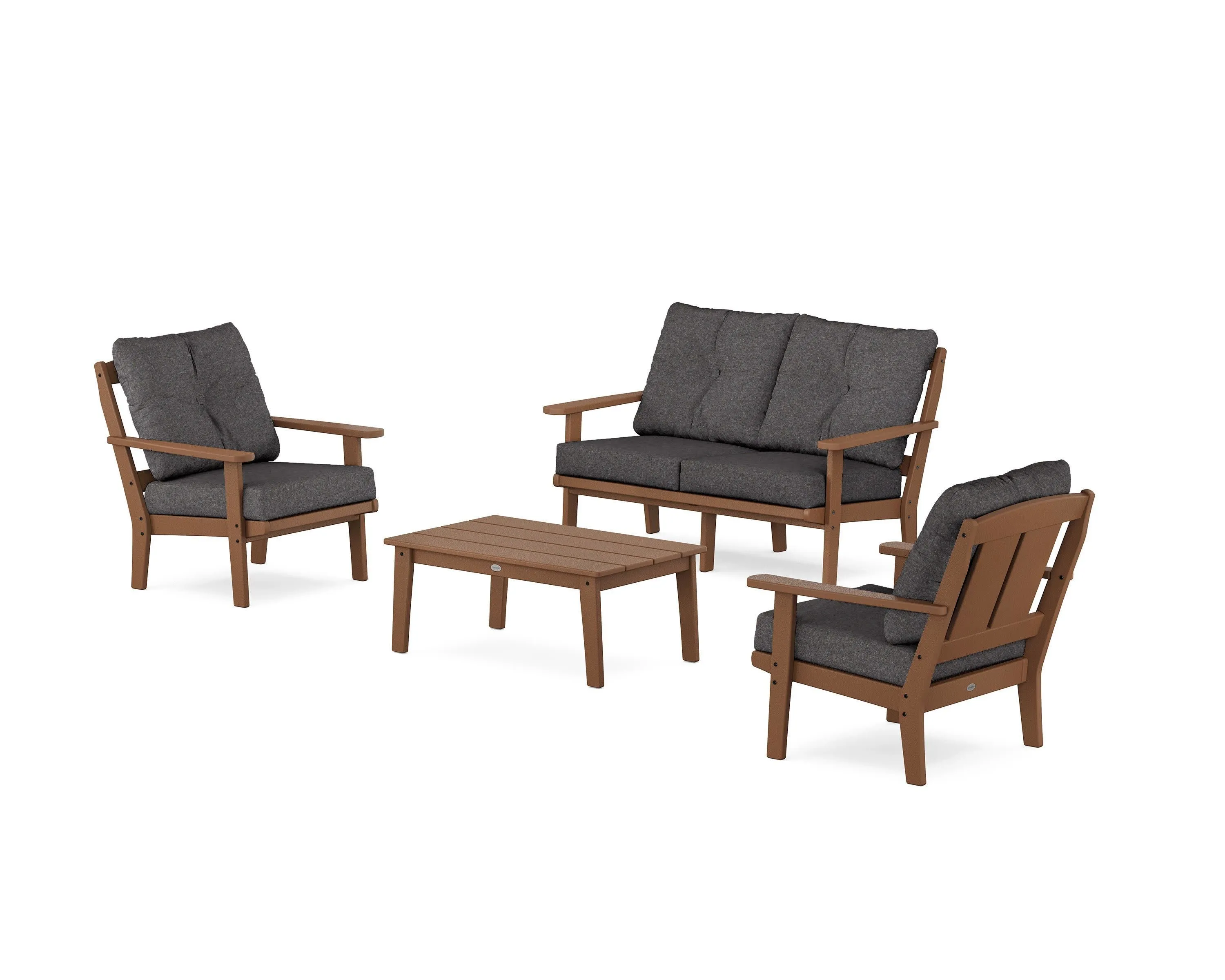 Mission 4-Piece Deep Seating Set with Loveseat