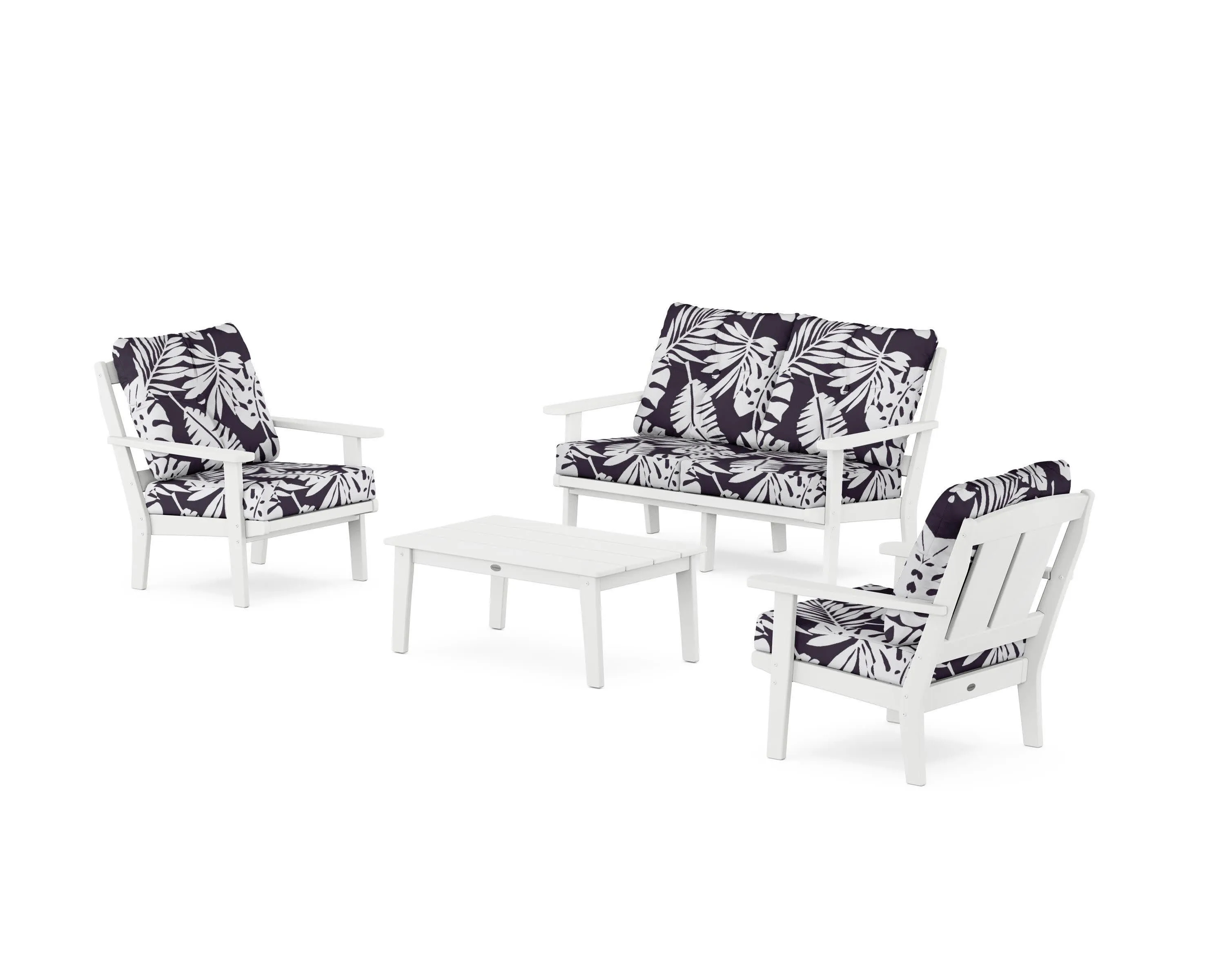 Mission 4-Piece Deep Seating Set with Loveseat