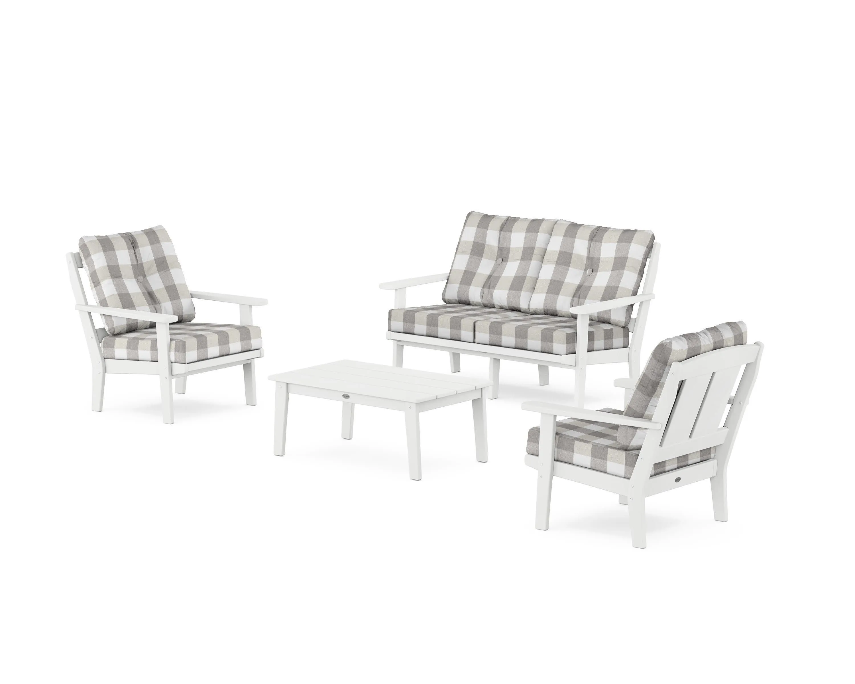 Mission 4-Piece Deep Seating Set with Loveseat