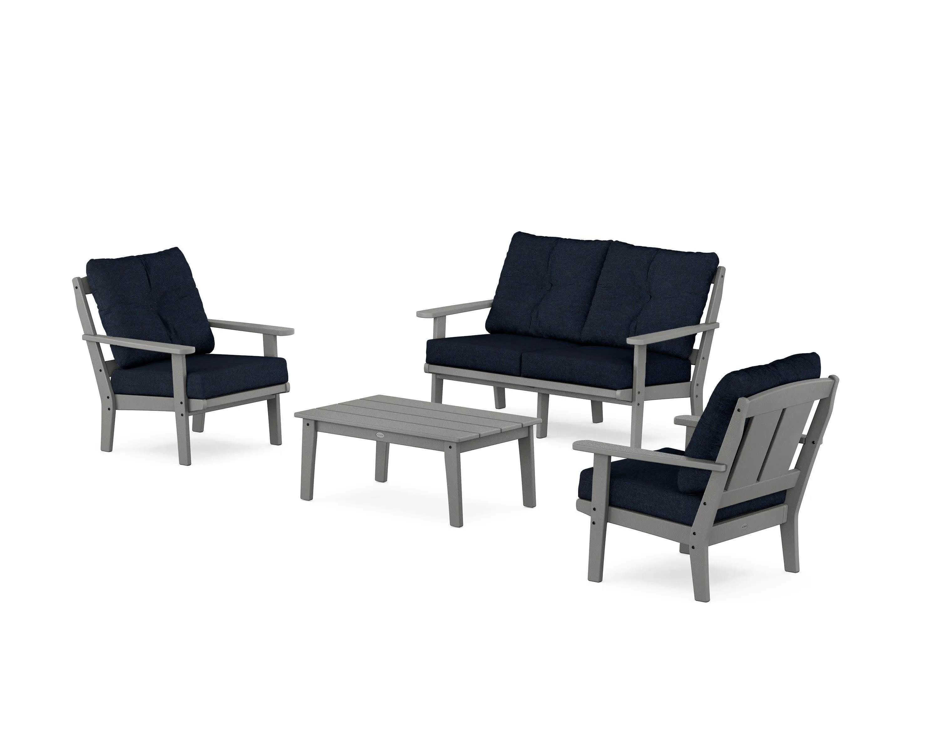 Mission 4-Piece Deep Seating Set with Loveseat